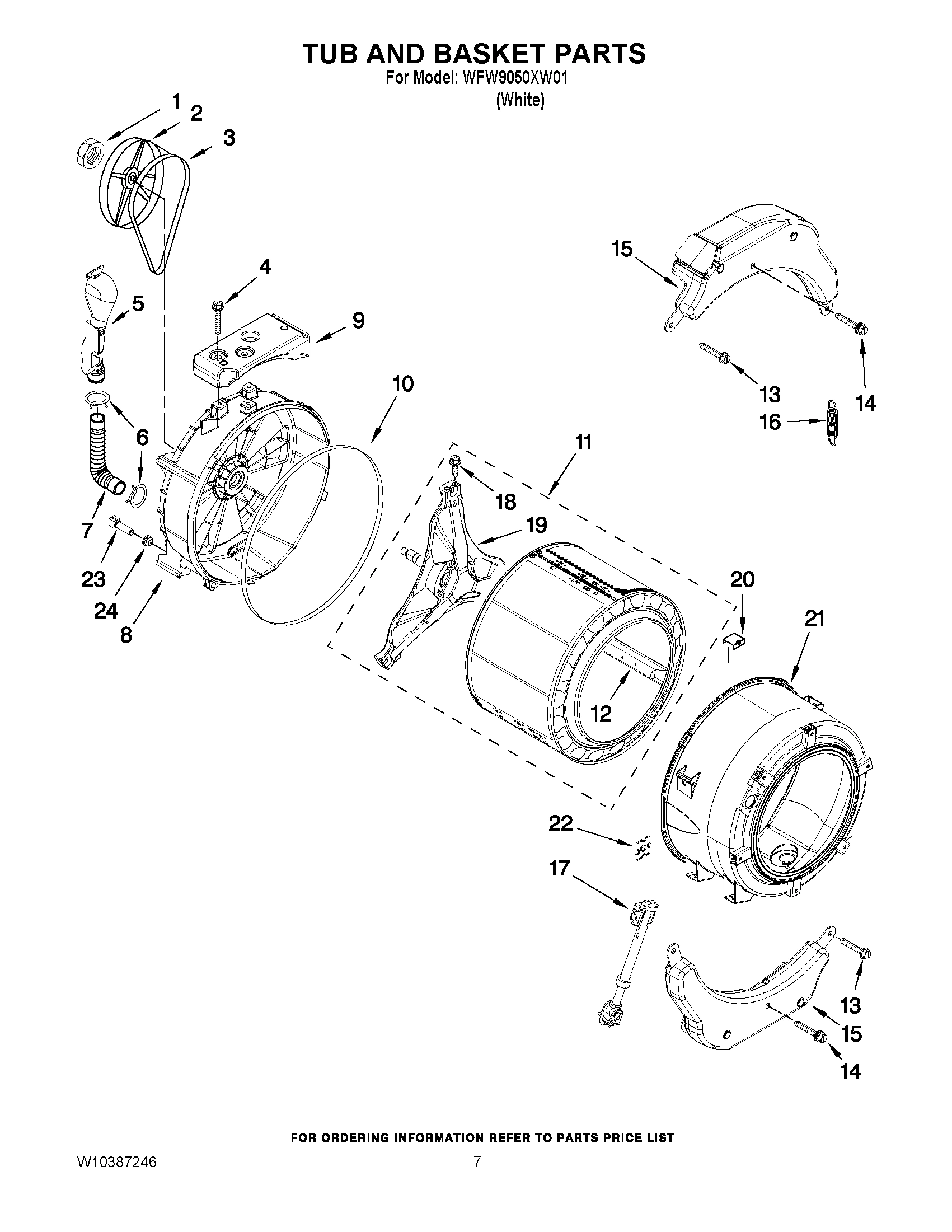 06 - TUB AND BASKET PARTS
