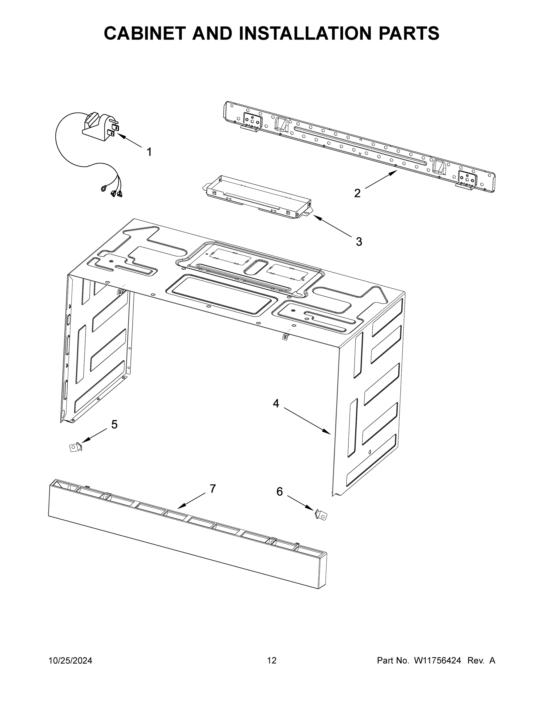 07 - CABINET AND INSTALLATION PARTS