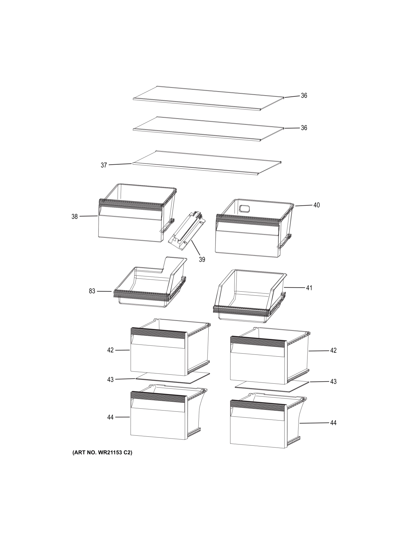 SHELVES & DRAWERS
