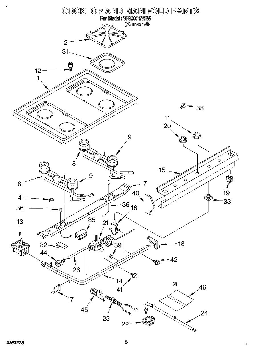 04 - COOKTOP AND MANIFOLD, LITERATURE