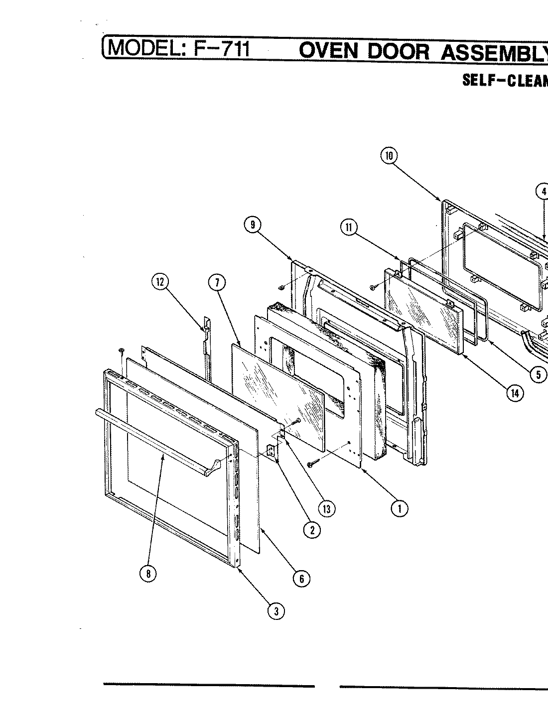 05 - DOOR ASSEMBLY (SELF CLEANING)