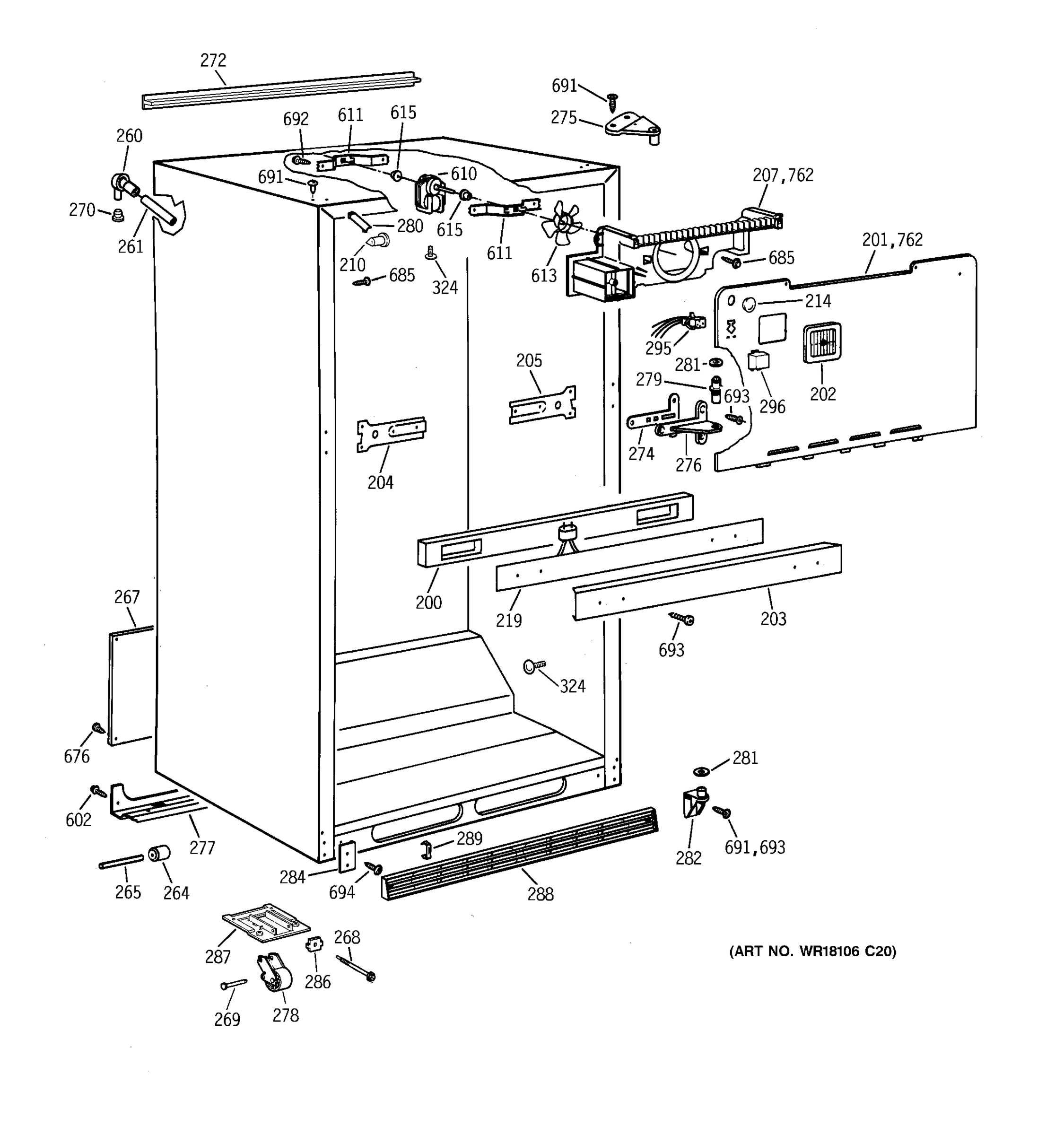 CABINET PARTS