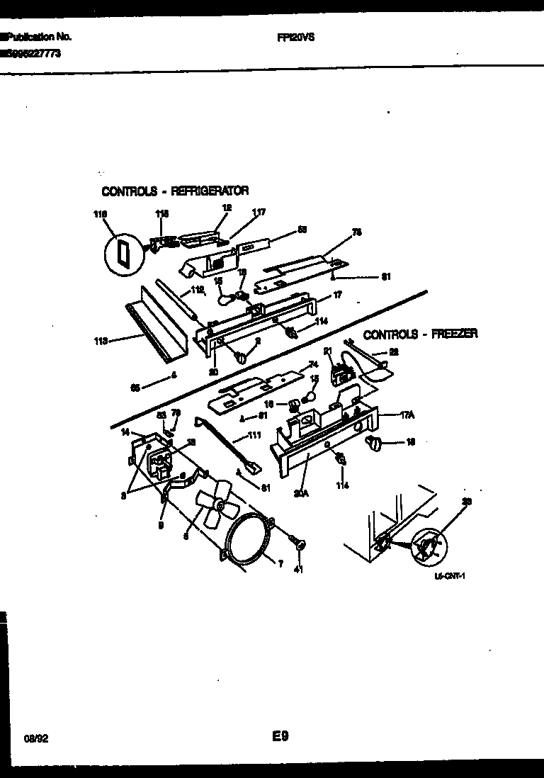 06 - REFRIGERATOR CONTROL ASSEMBLY, DAMP