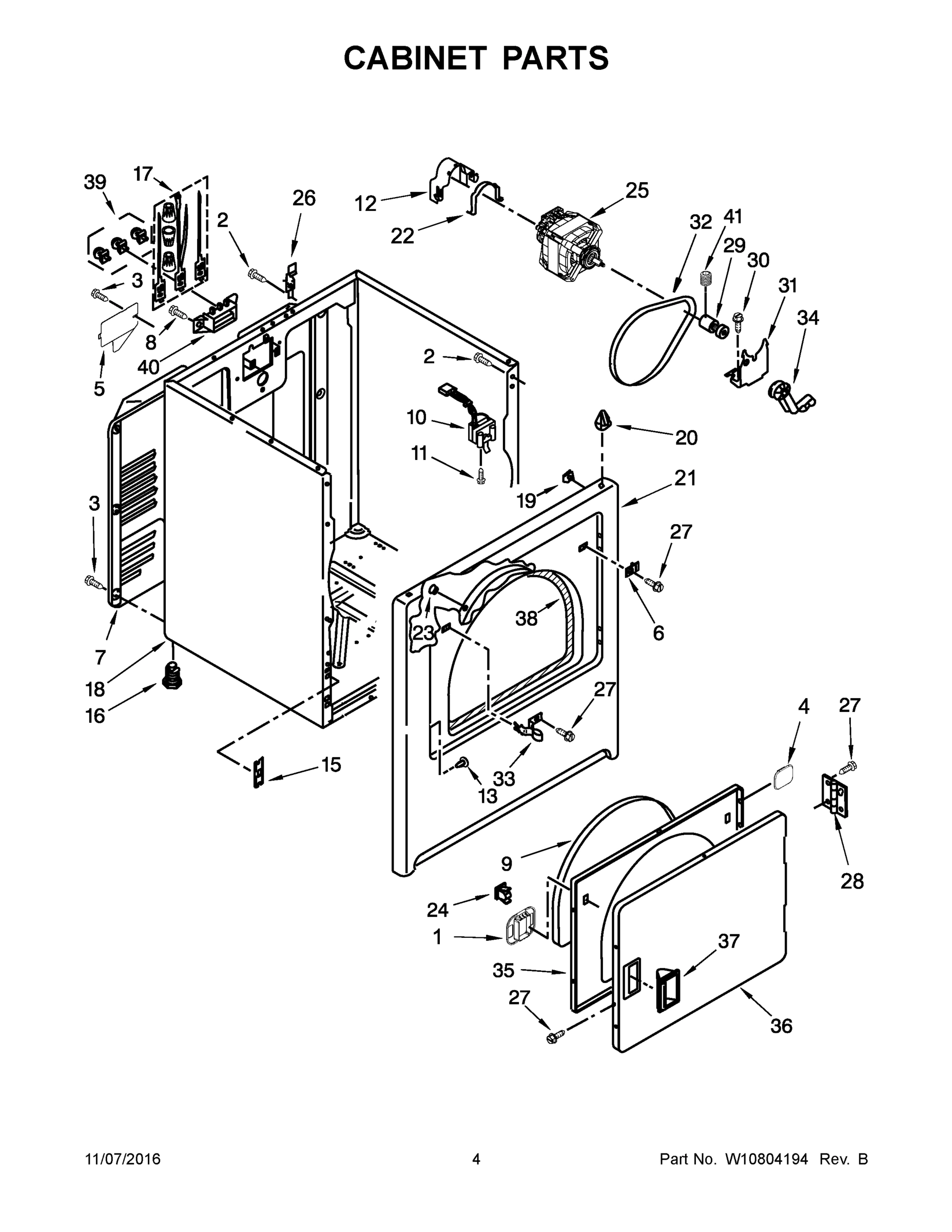 03 - CABINET PARTS