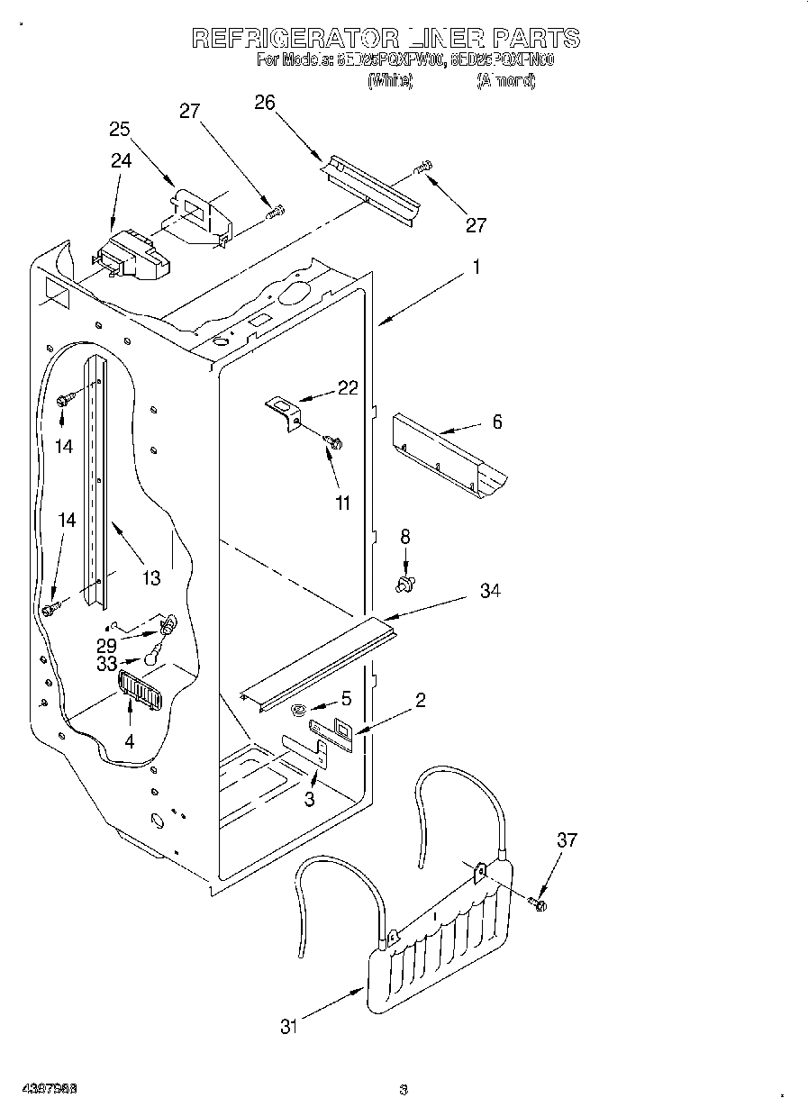 02 - REFRIGERATOR LINER