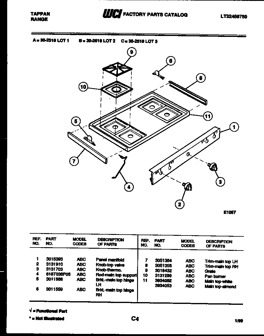 03 - COOKTOP PARTS