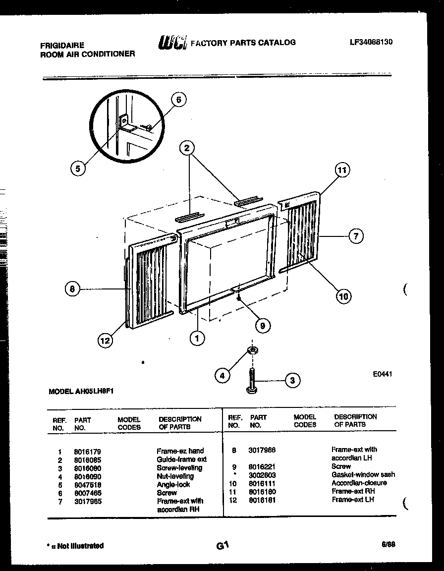 06 - WINDOW MOUNTING PARTS