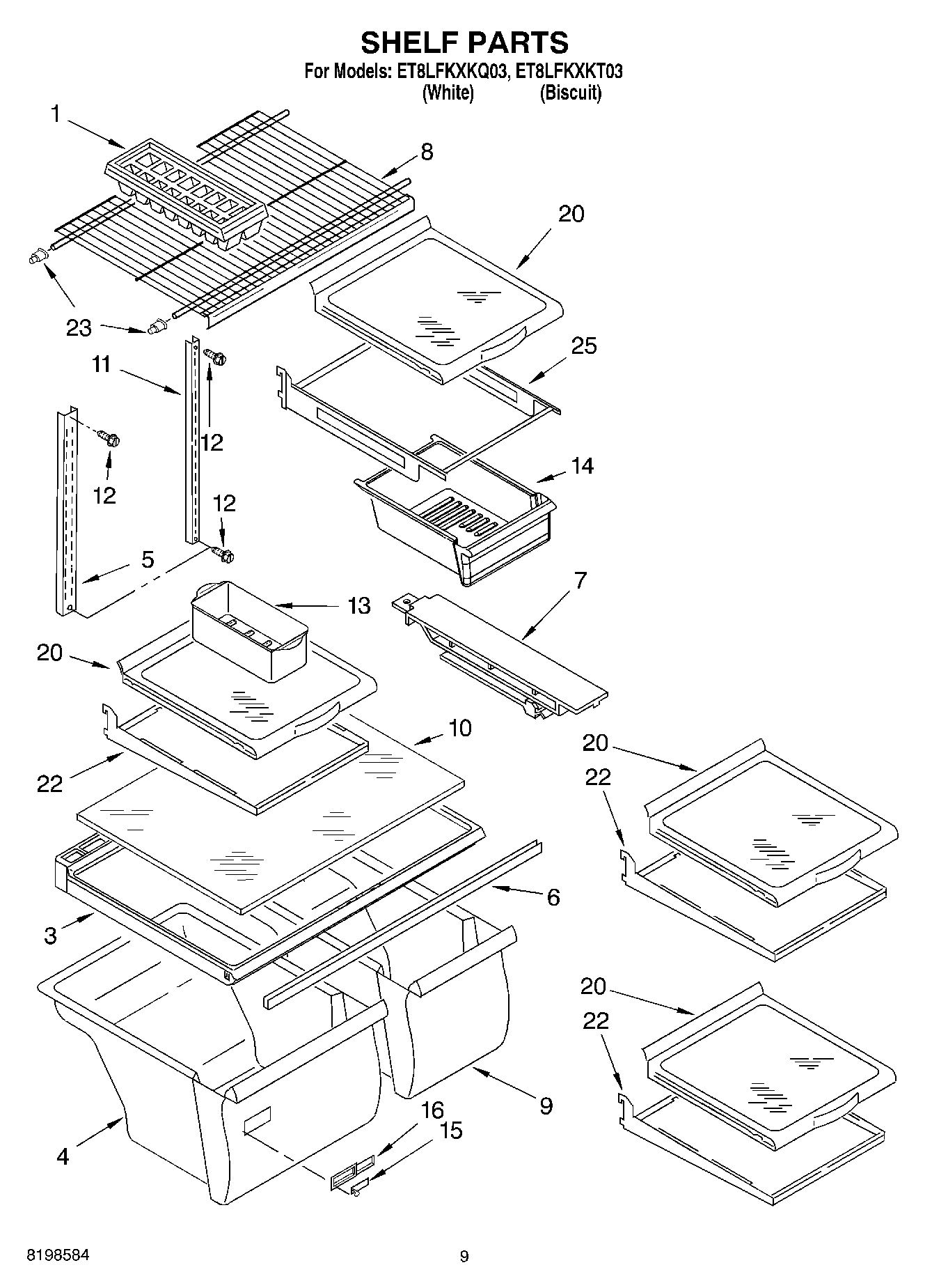 05 - SHELF PARTS, OPTIONAL PARTS
