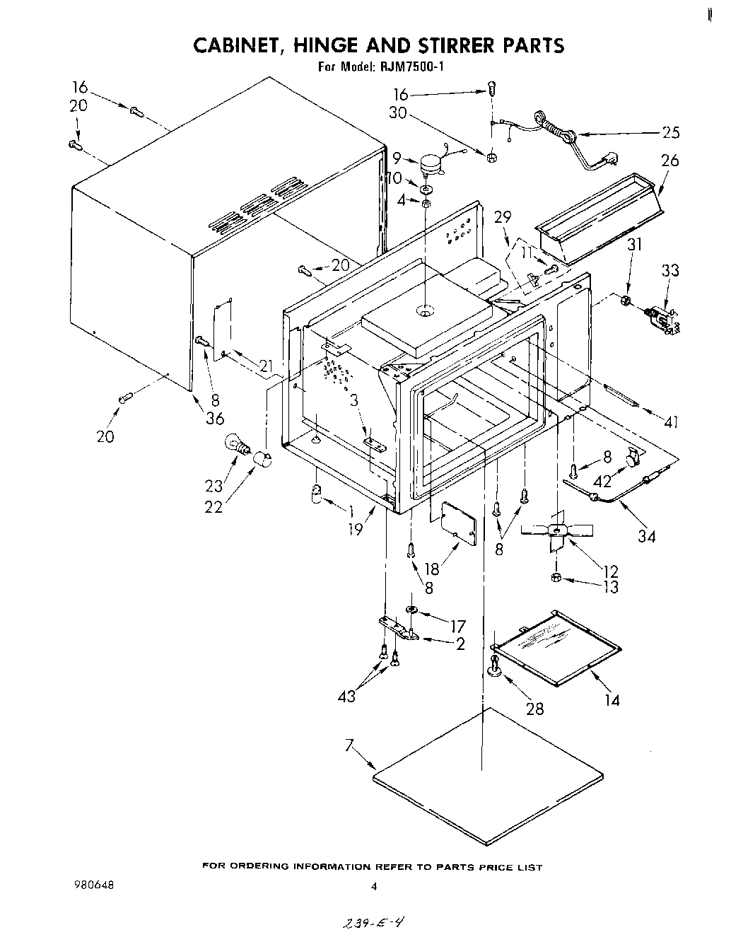 03 - CABINET, HINGE AND STIRRER , LITERATURE