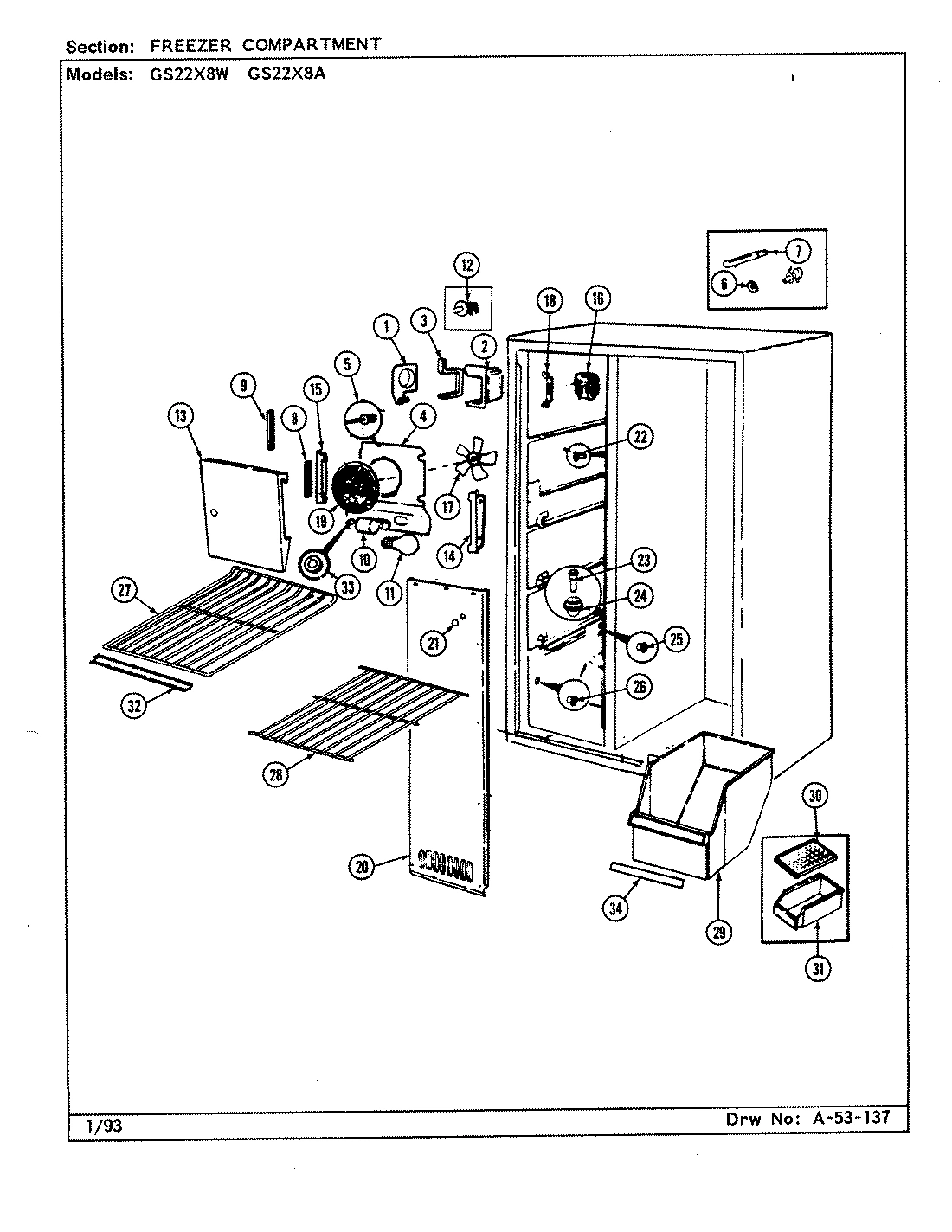 01 - FREEZER COMPARTMENT