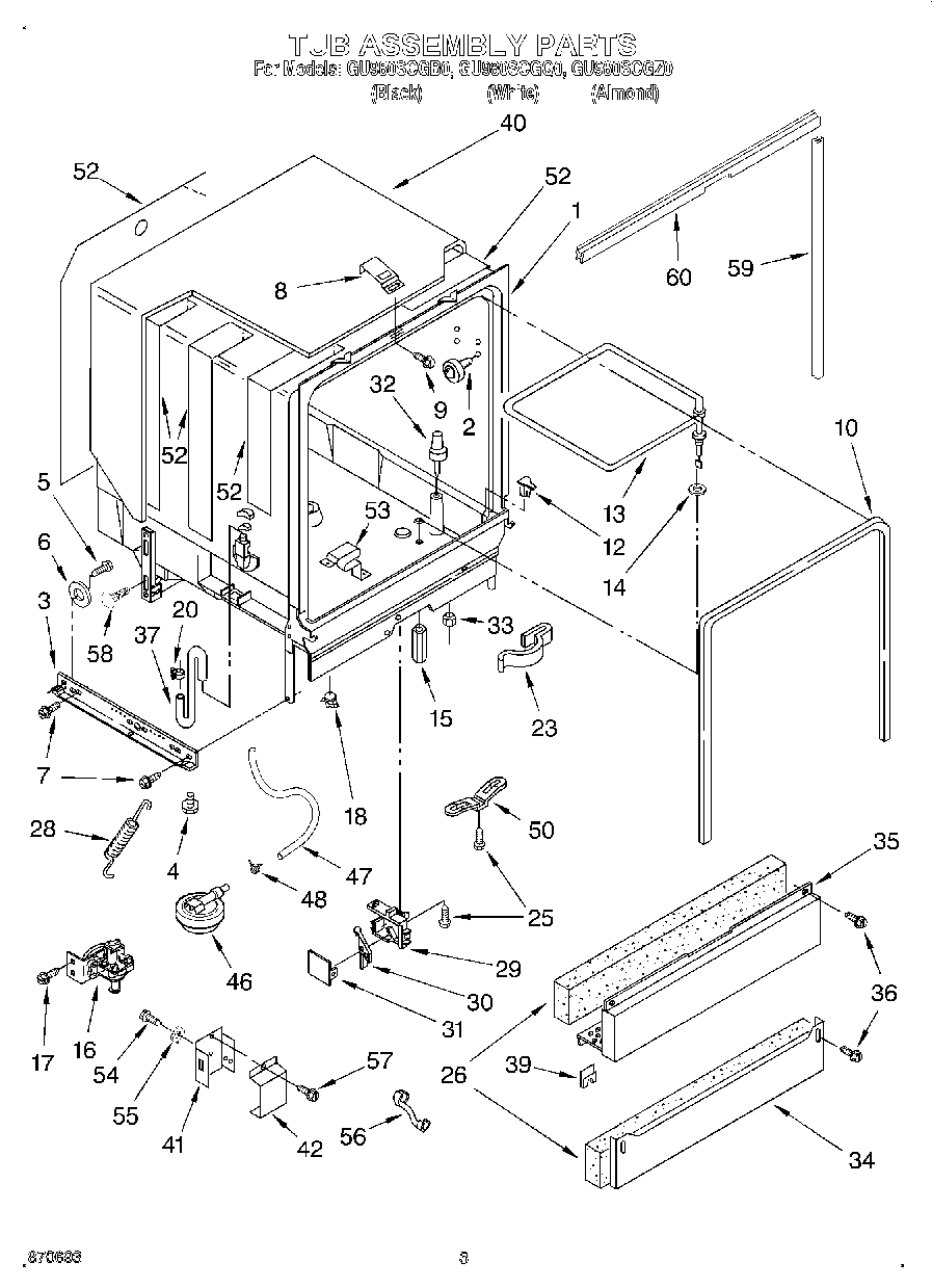 03 - TUB ASSEMBLY