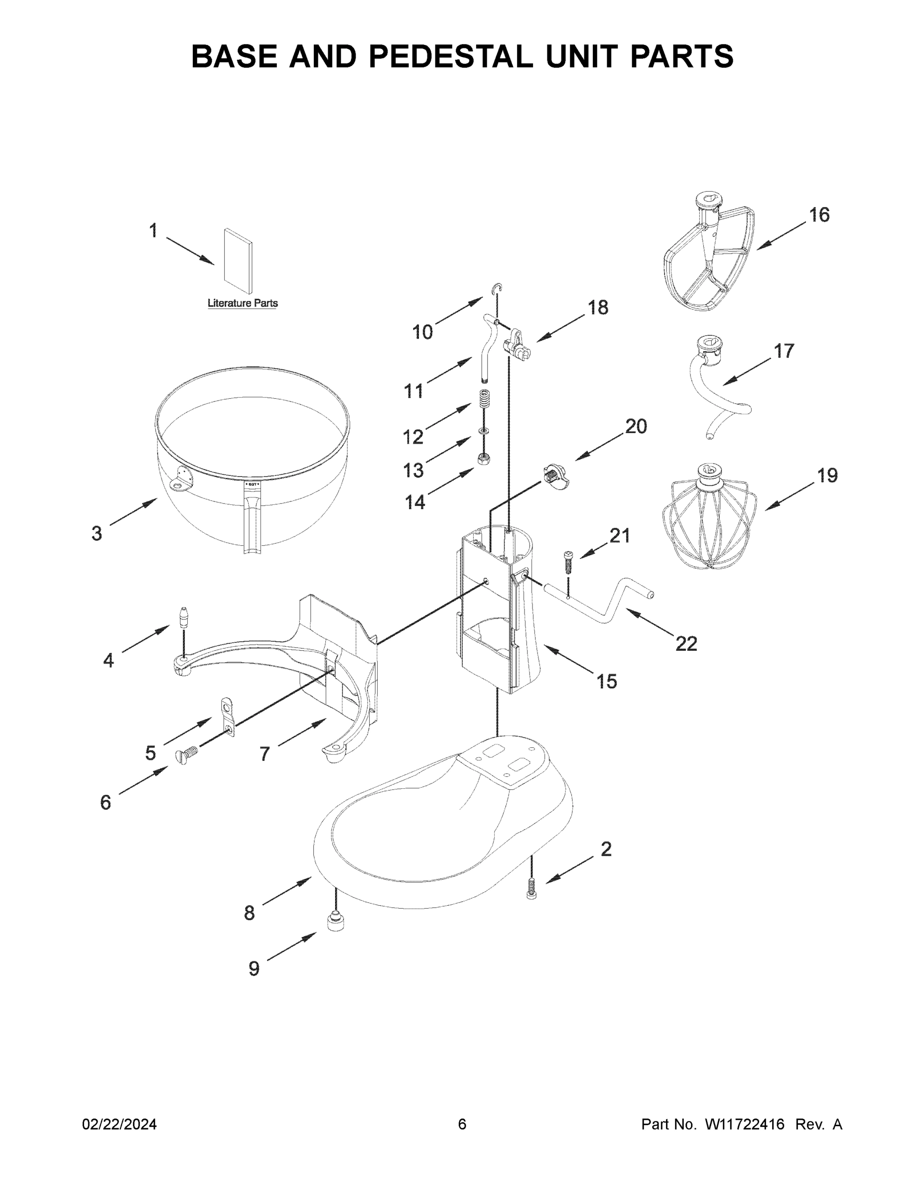 04 - BASE AND PEDESTAL UNIT PARTS