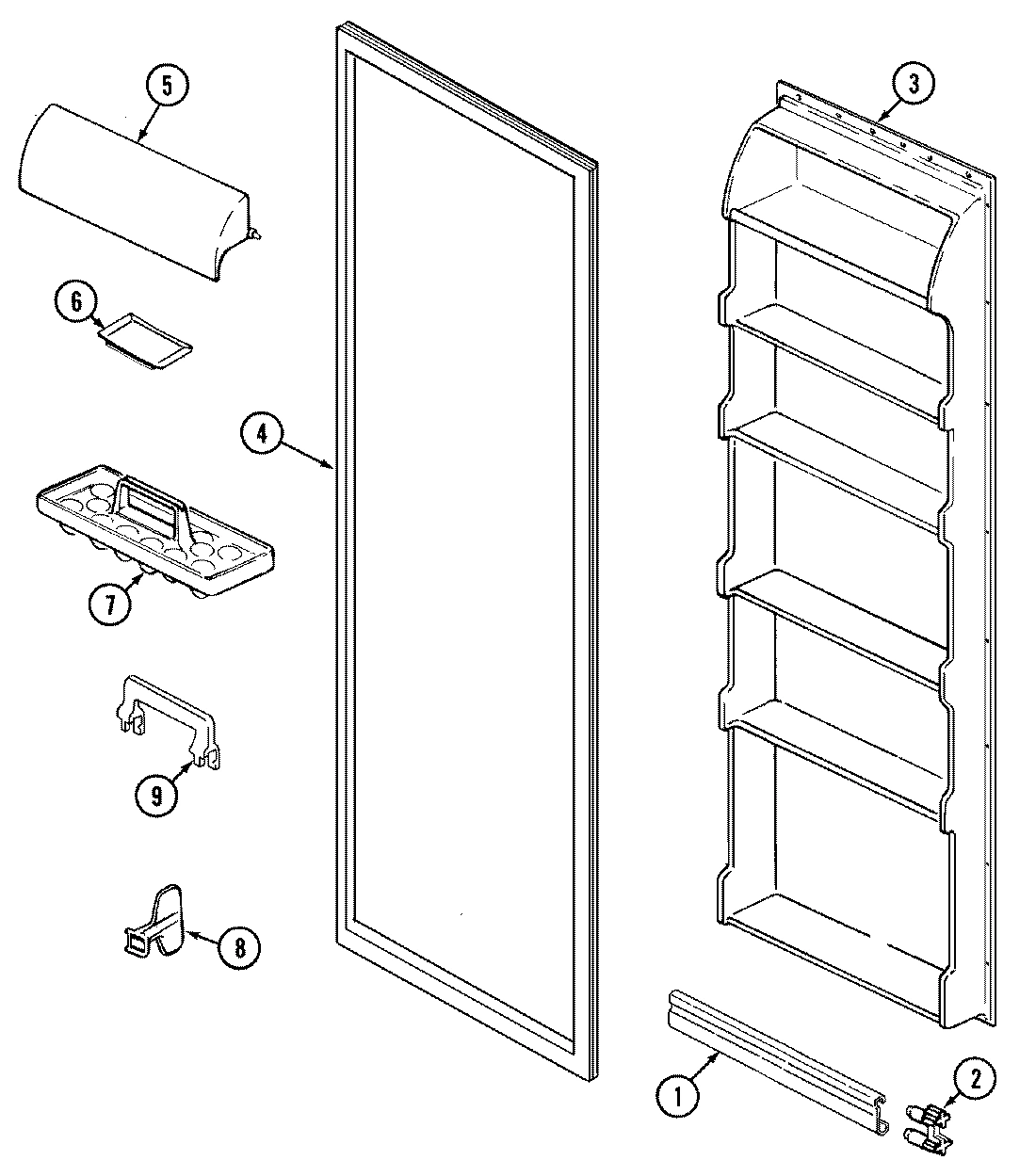 05 - FRESH FOOD INNER DOOR
