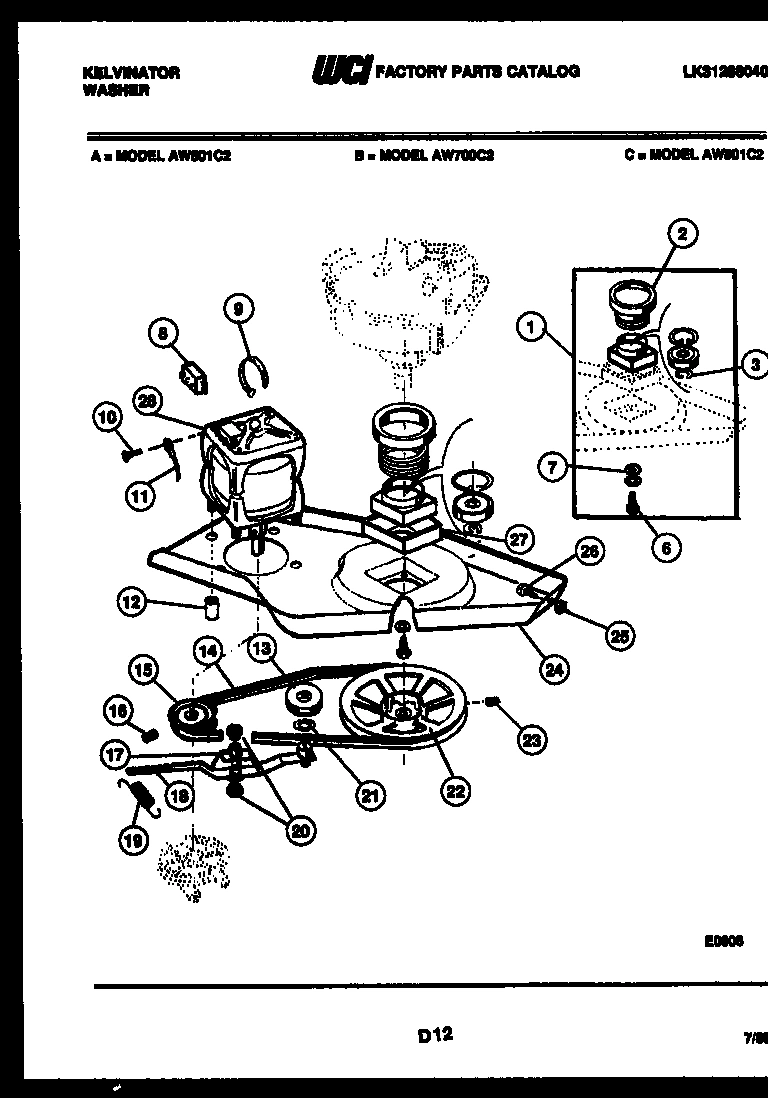 07 - MOTOR AND IDLER ARM CLUTCH