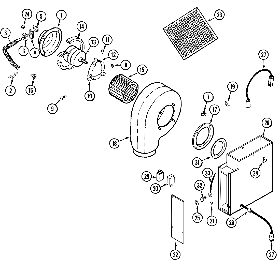01 - BLOWER MOTOR/PLENUM