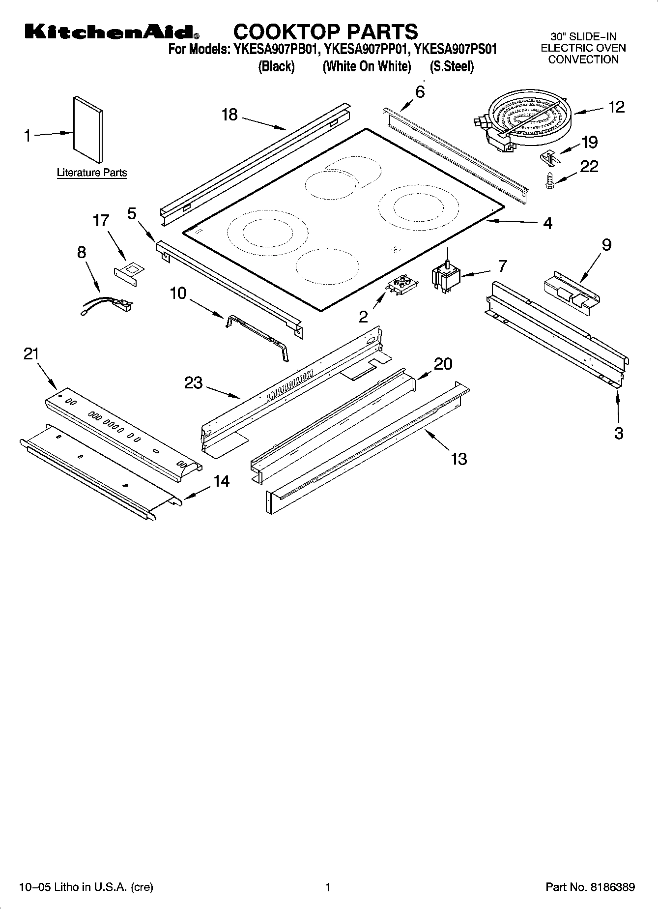 01 - COOKTOP PARTS