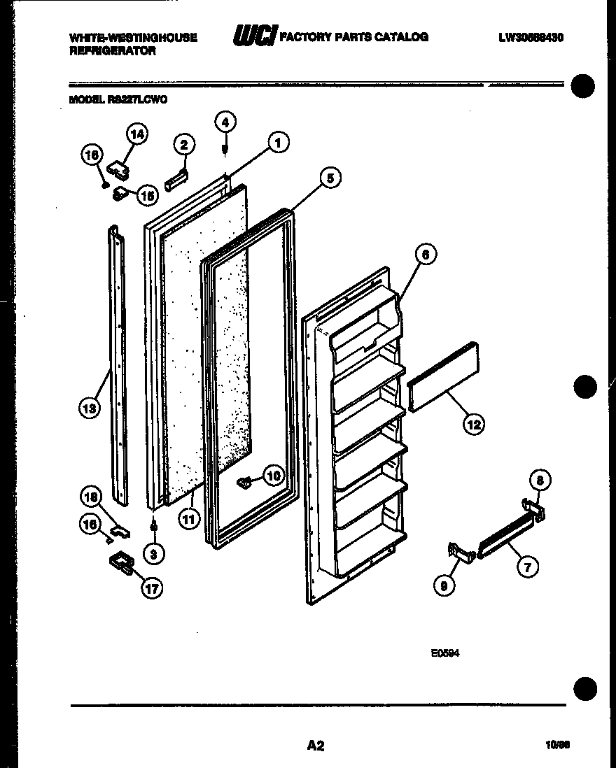 02 - FREEZER DOOR PARTS