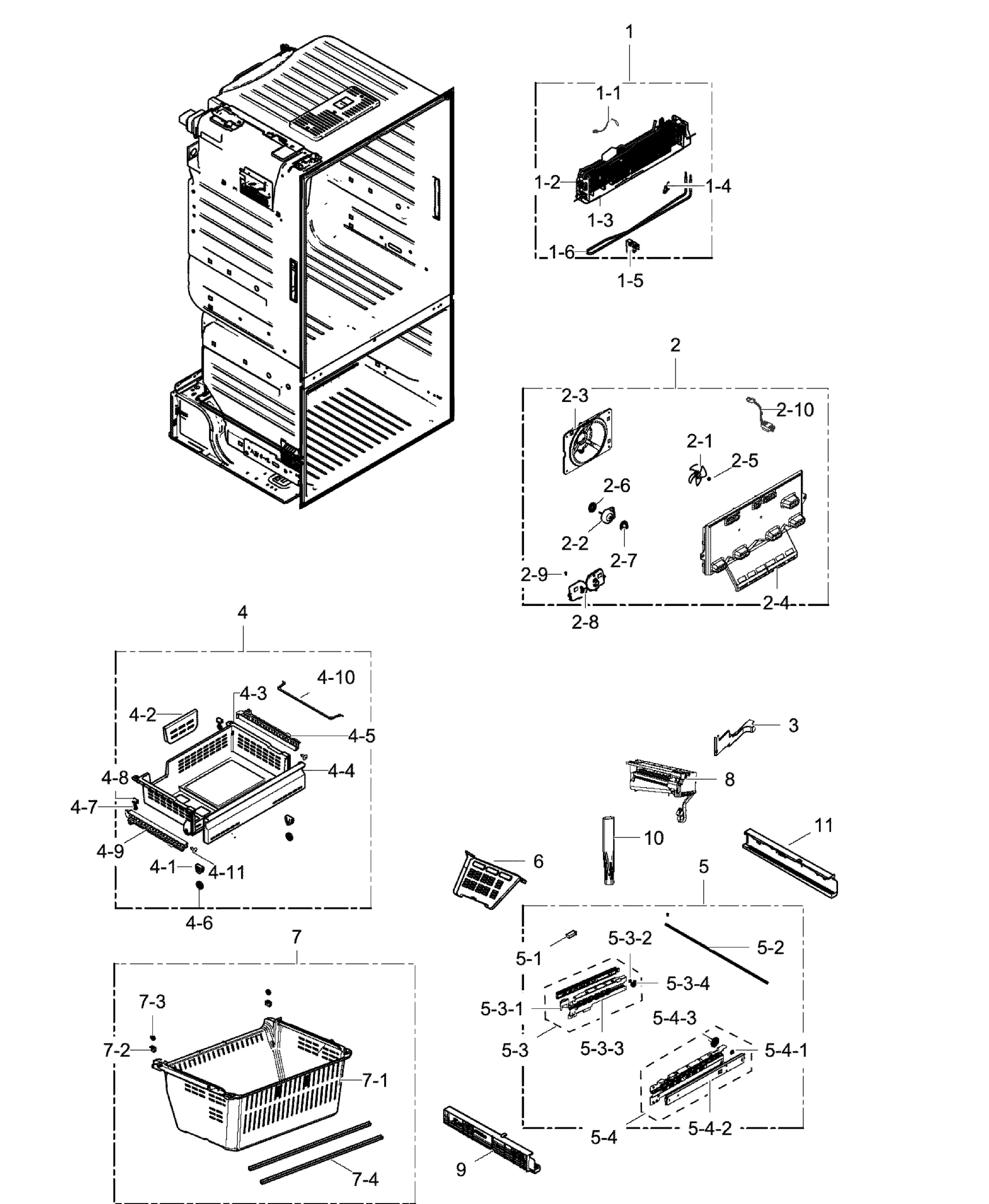 Freezer Assembly / Icemaker