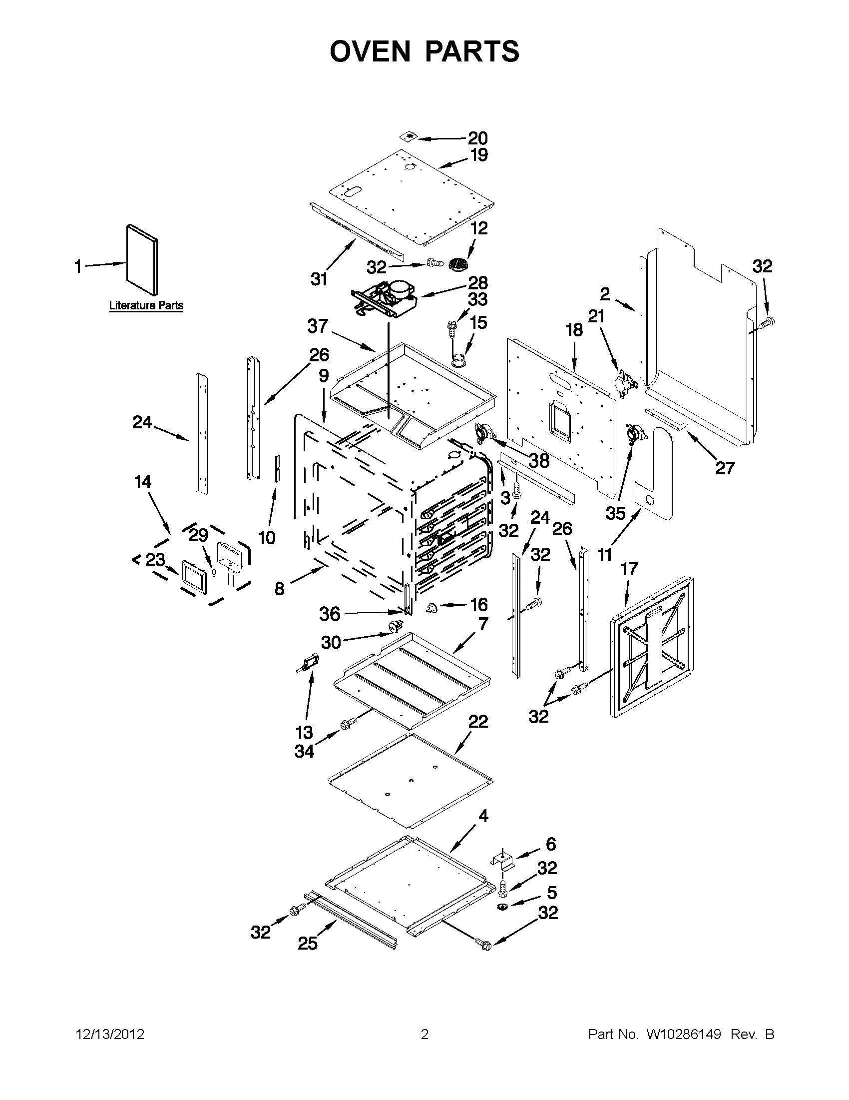 01 - OVEN PARTS