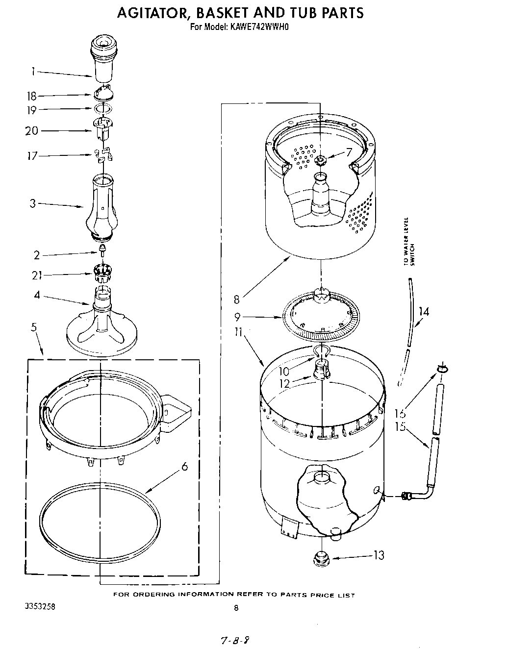 05 - AGITATOR, BASKET AND TUB