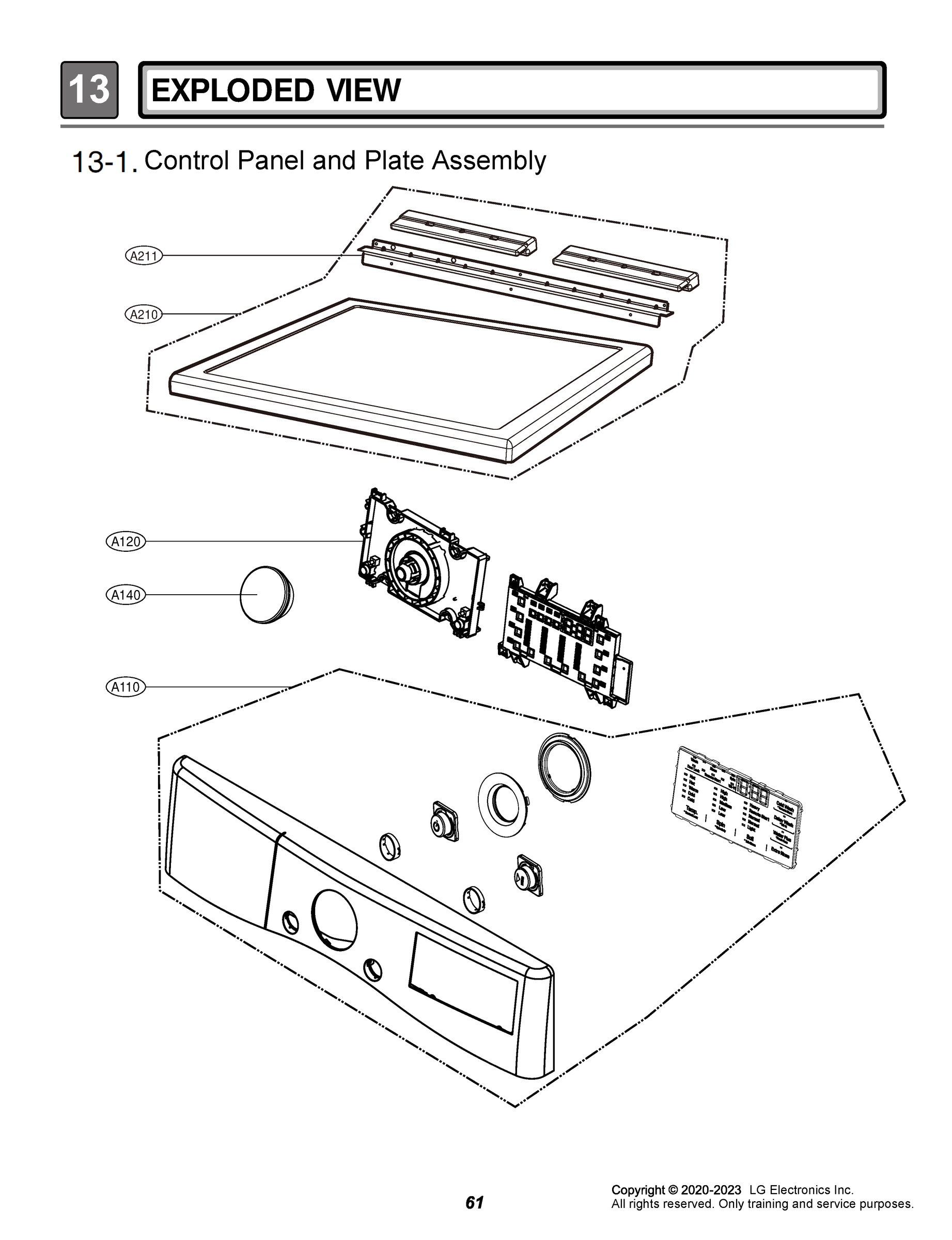 CONTROL PANEL AND PLATE ASSEMBLY