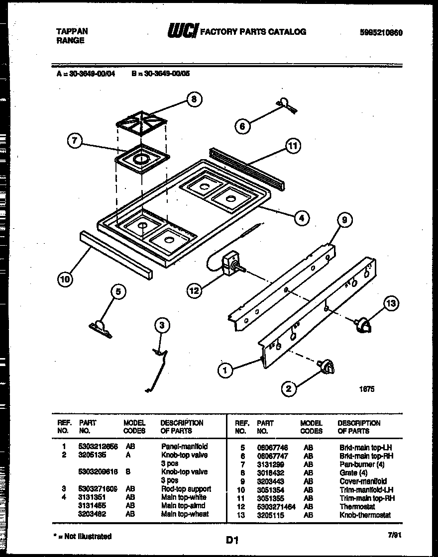04 - COOKTOP PARTS