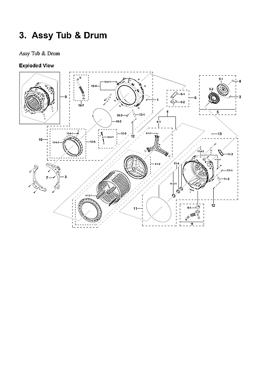 Tub & Drum Assembly