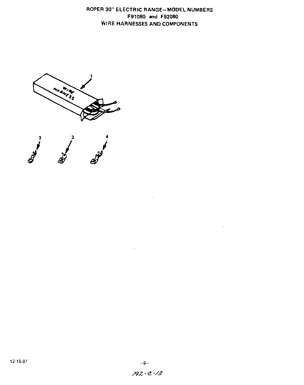 08 - WIRE HARNESS AND COMPONENTS