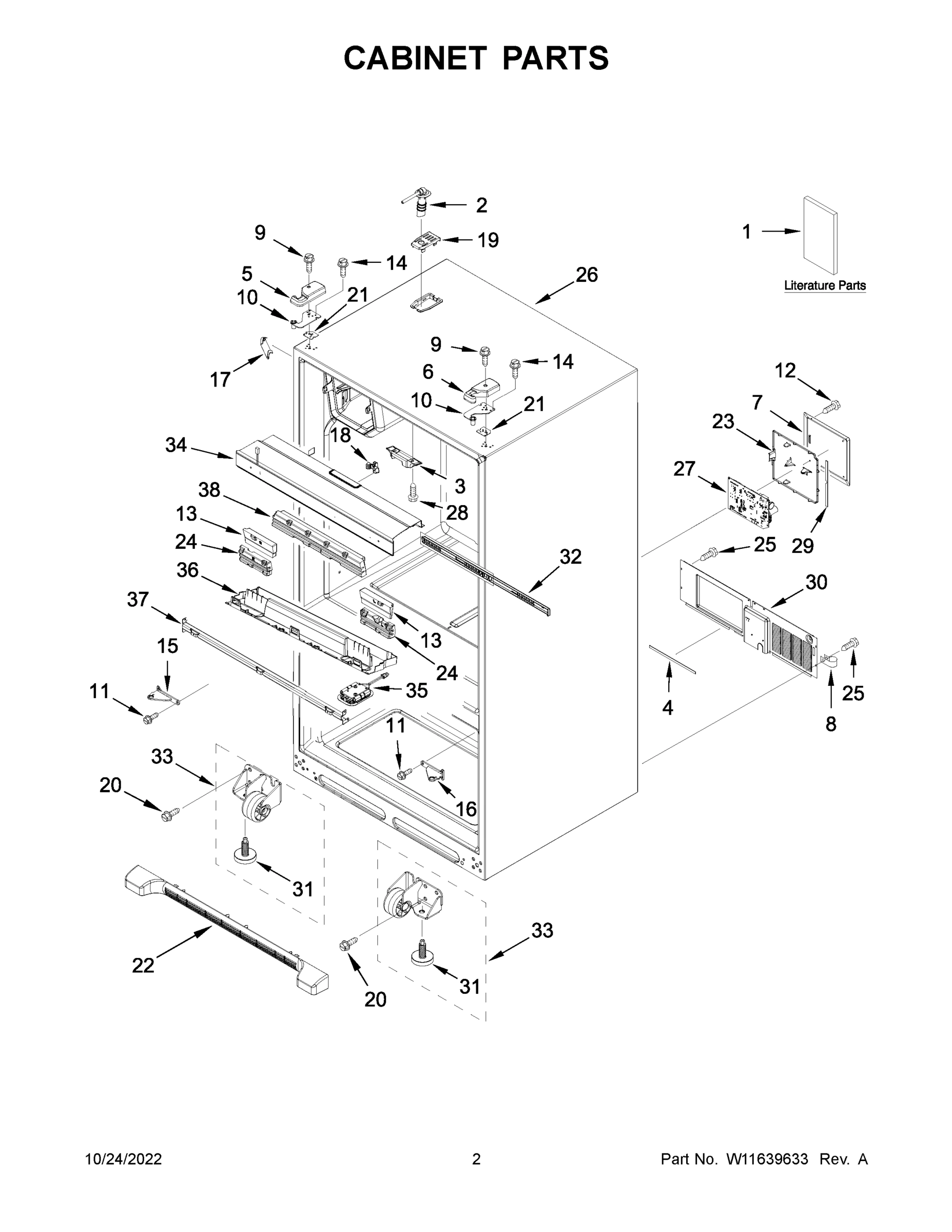 02 - CABINET PARTS