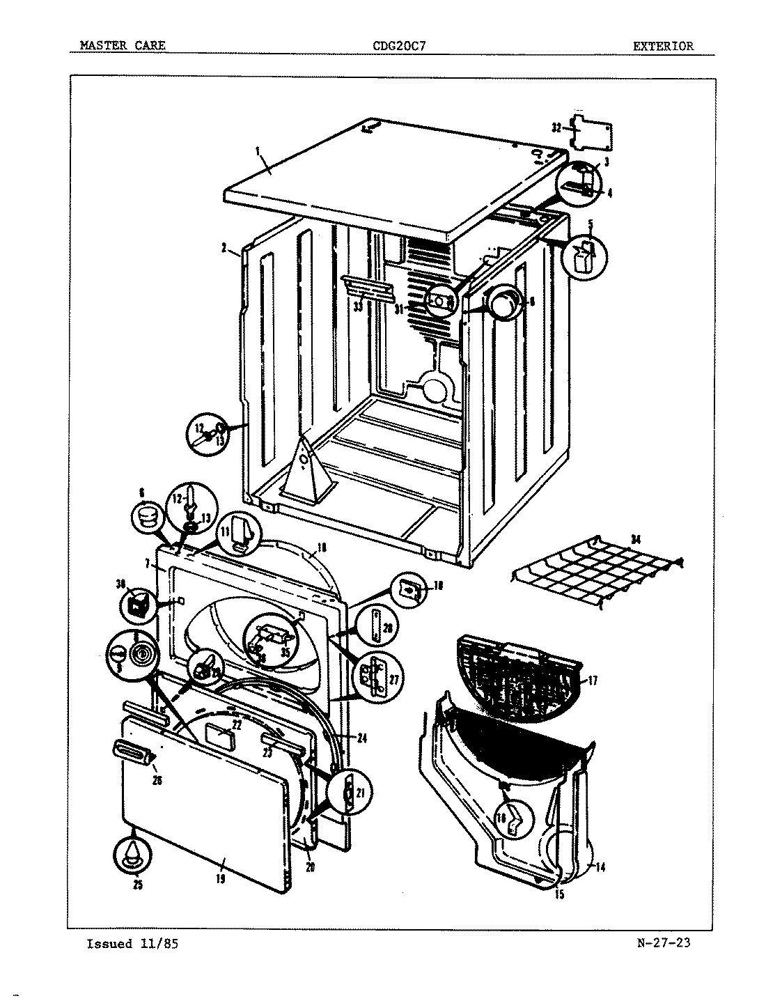 02 - CYLINDER & DRIVE (ORIG.-REV. A-C)