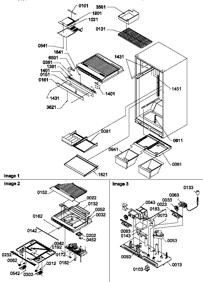 06 - INTERIOR CABINET AND DRAIN BLOCK ASSY