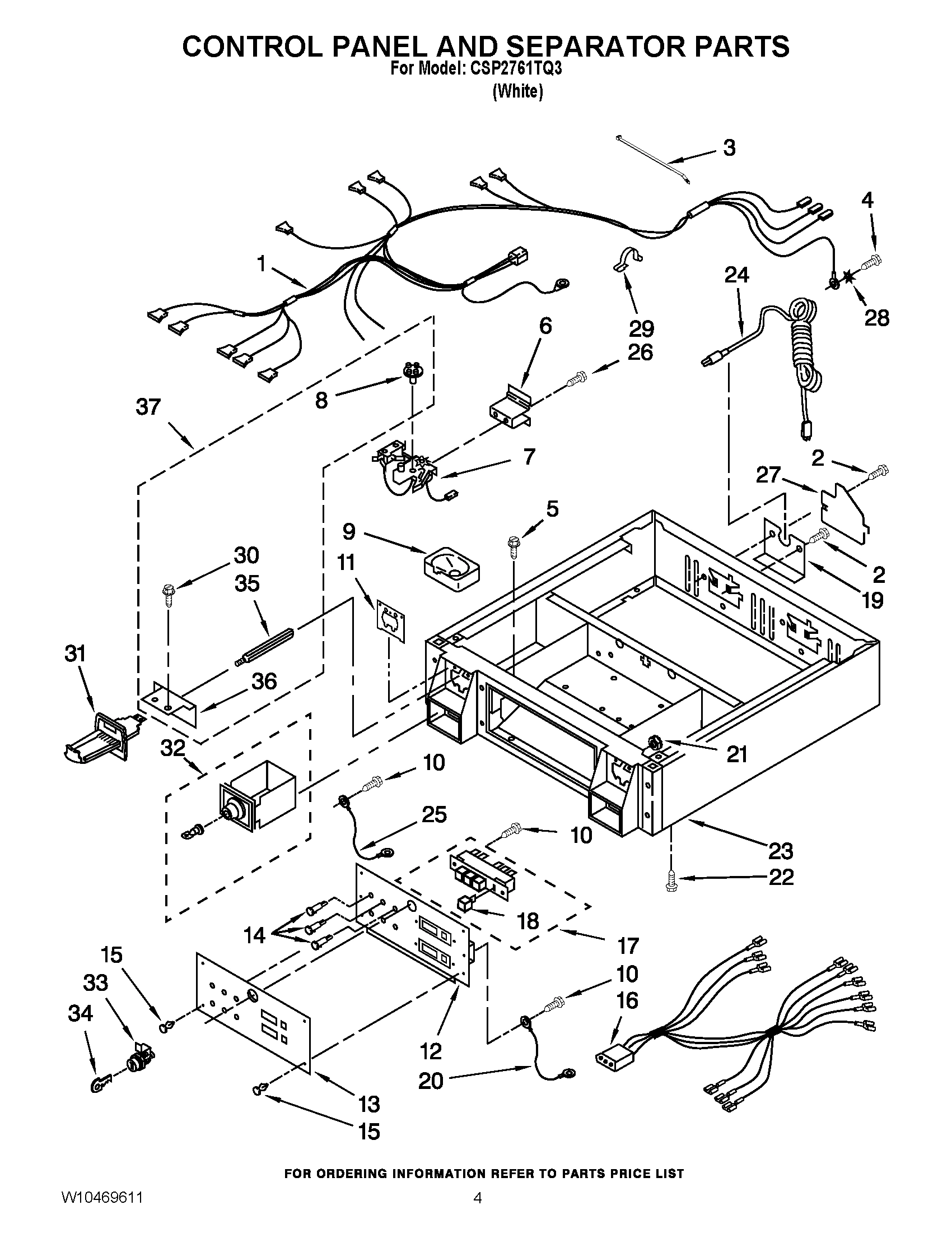 02 - CONTROL PANEL AND SEPARATOR PARTS