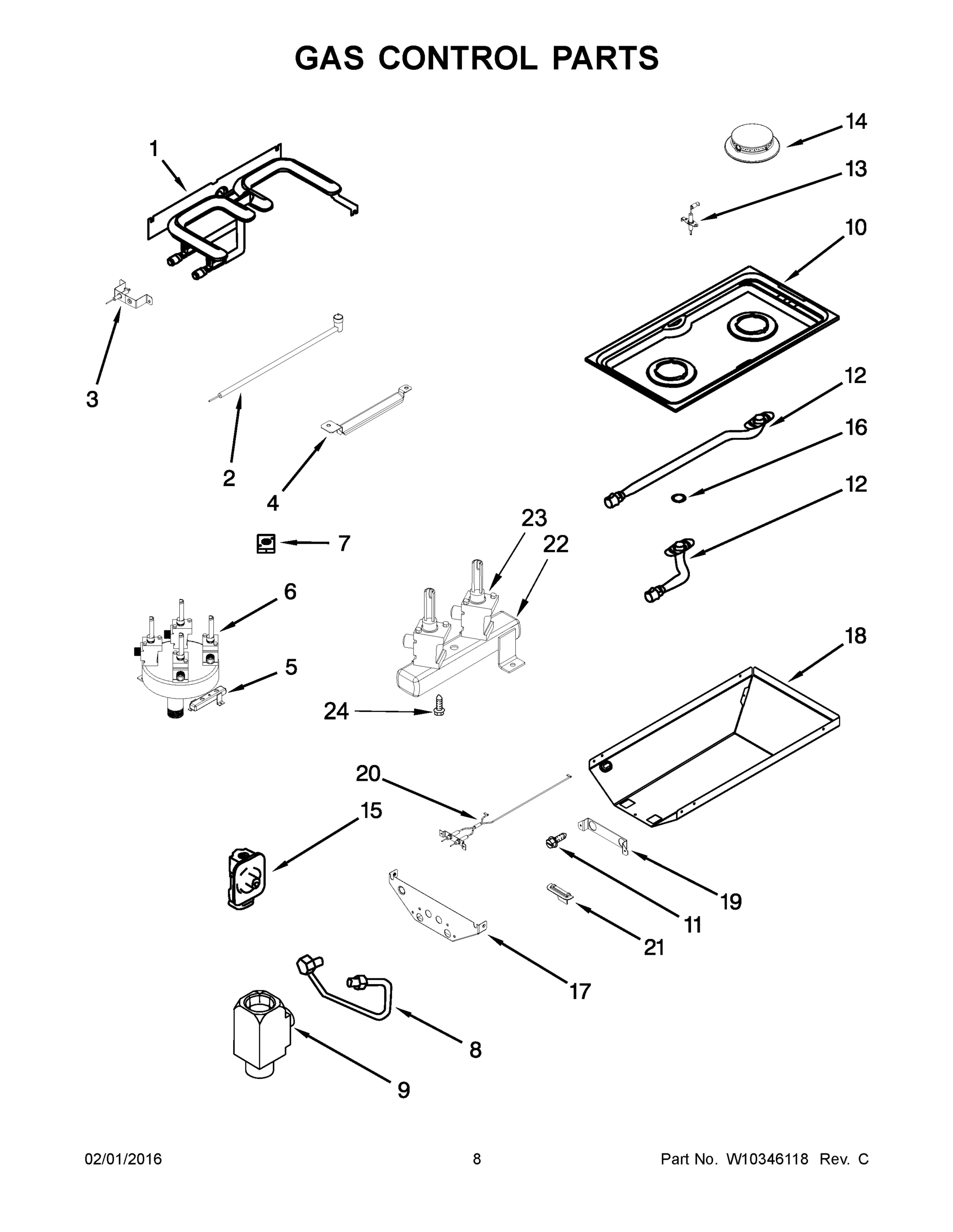 05 - GAS CONTROL PARTS
