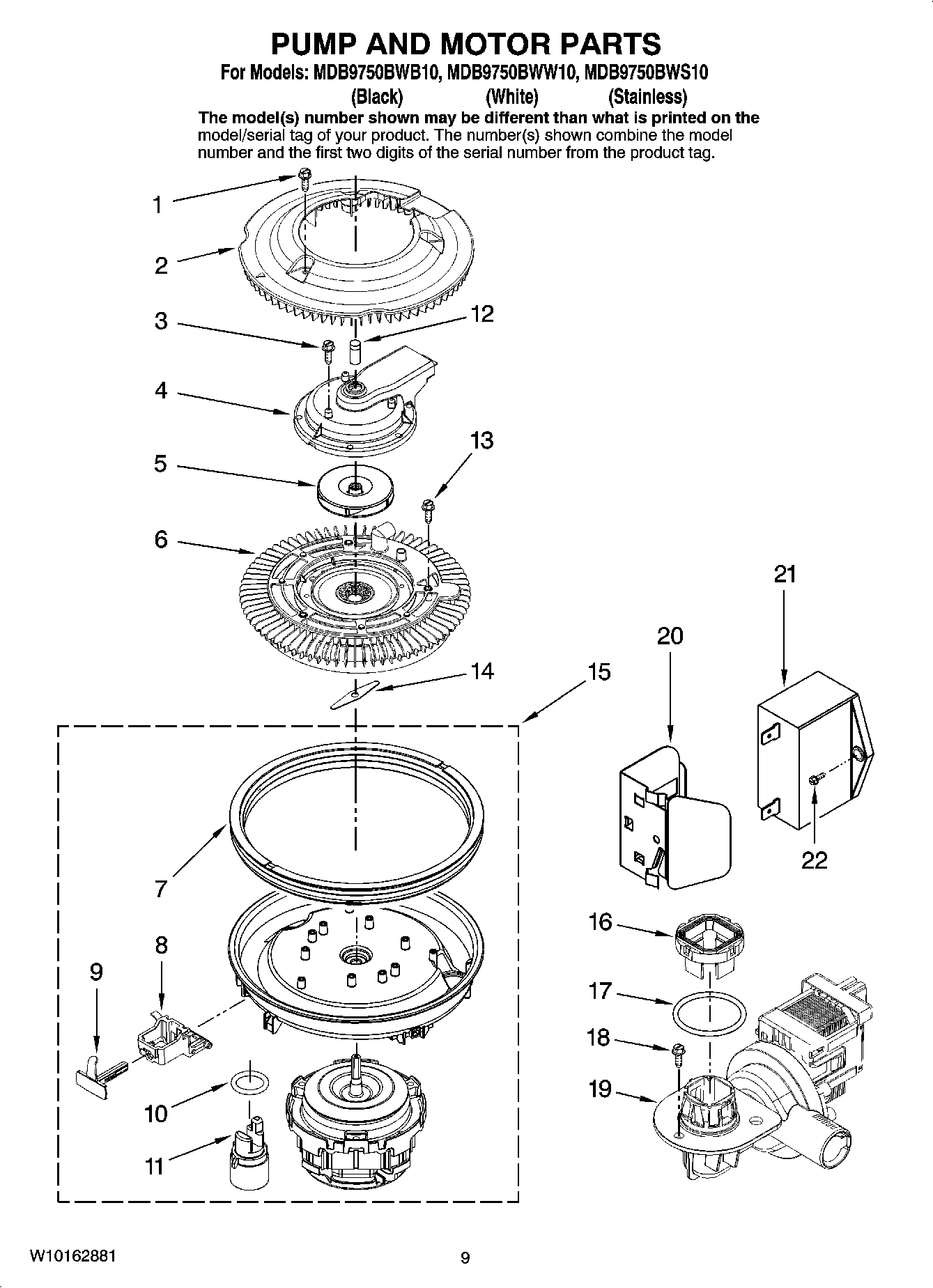 08 - PUMP AND MOTOR PARTS