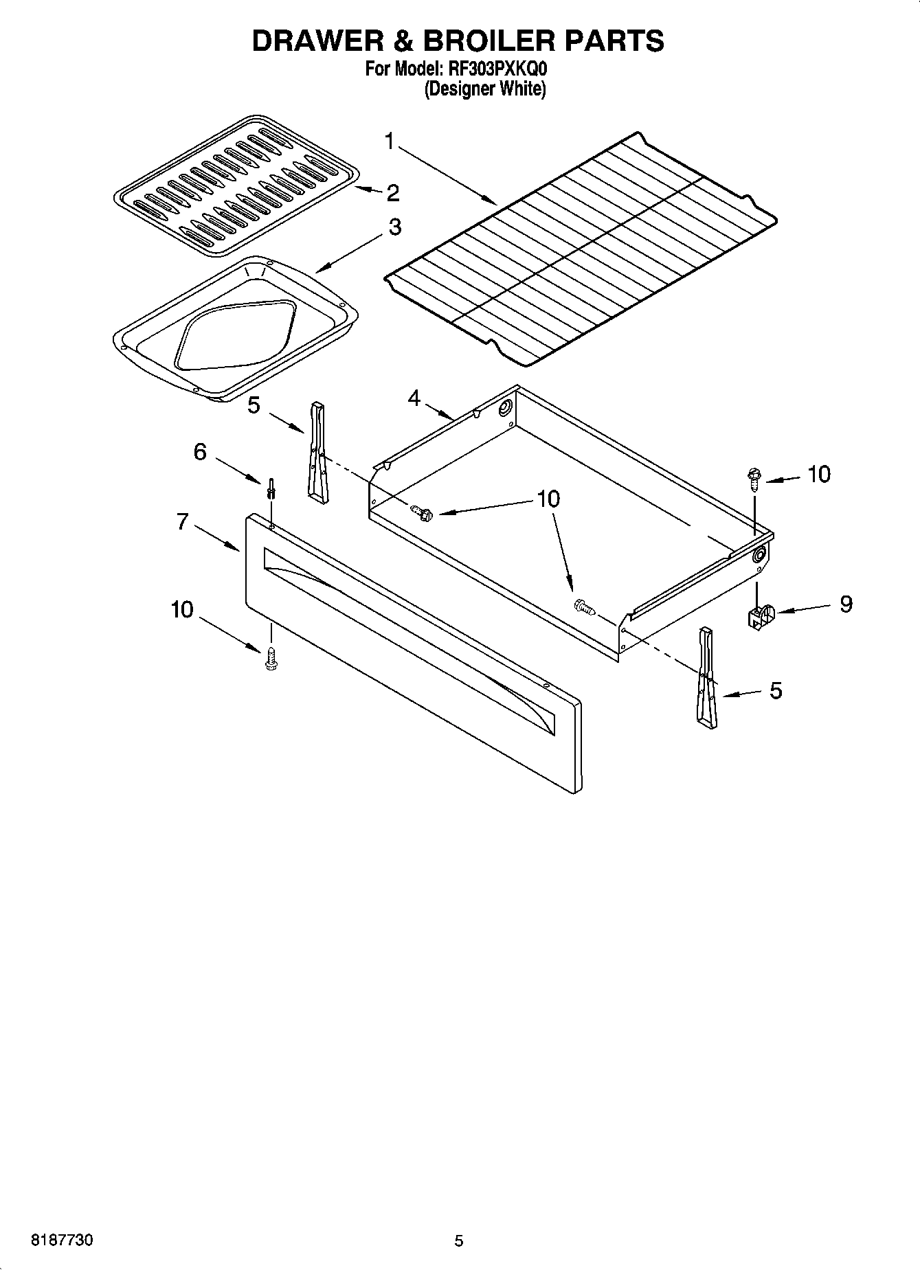 04 - DRAWER & BROILER PARTS