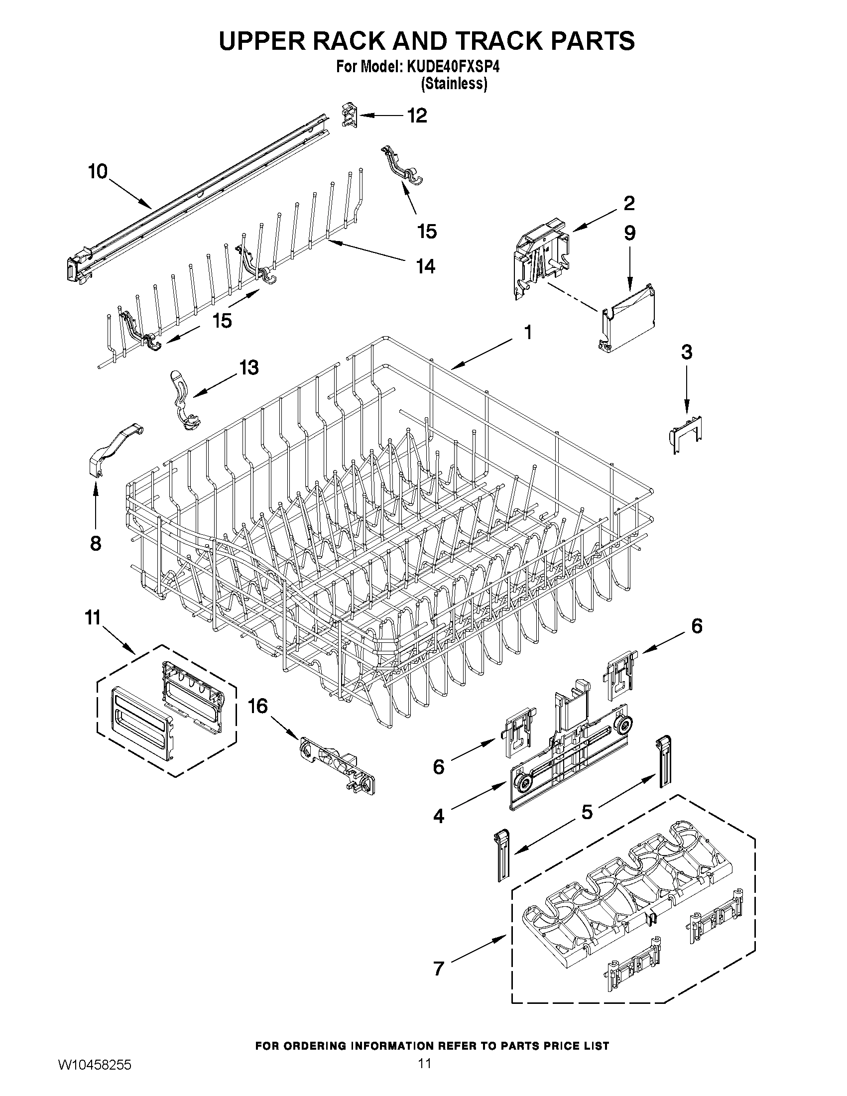 09 - UPPER RACK AND TRACK PARTS