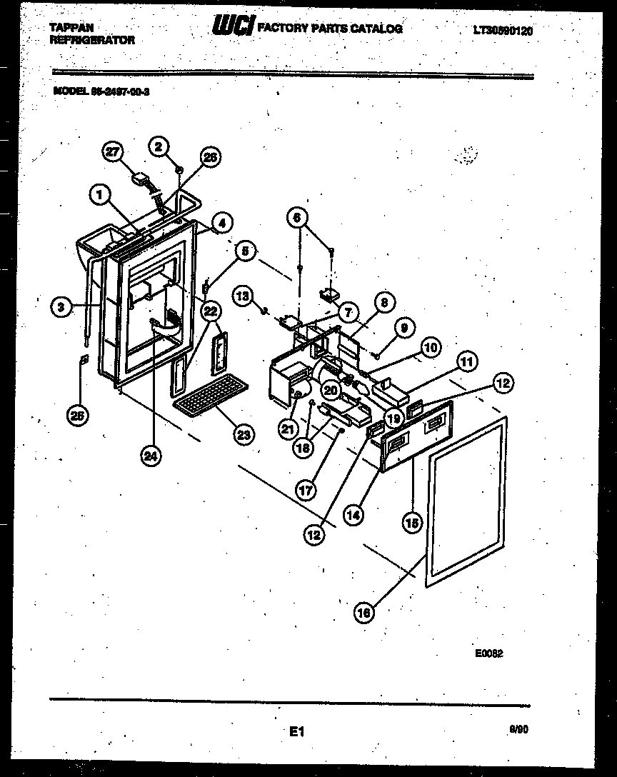 07 - ICE DOOR, DISPENSER AND WATER TANK