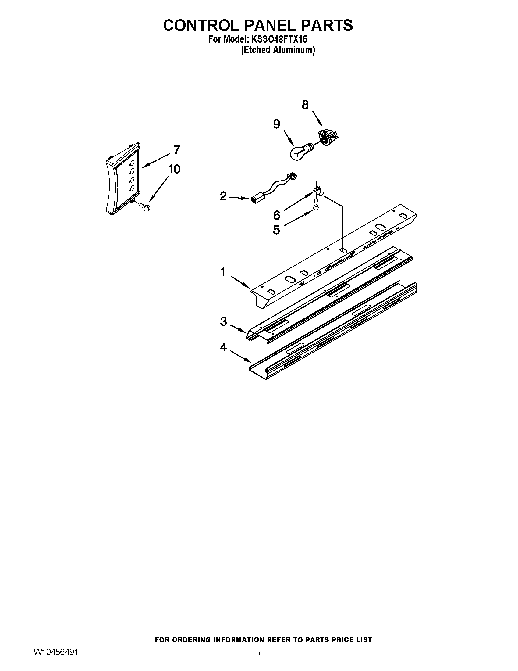 05 - CONTROL PANEL PARTS