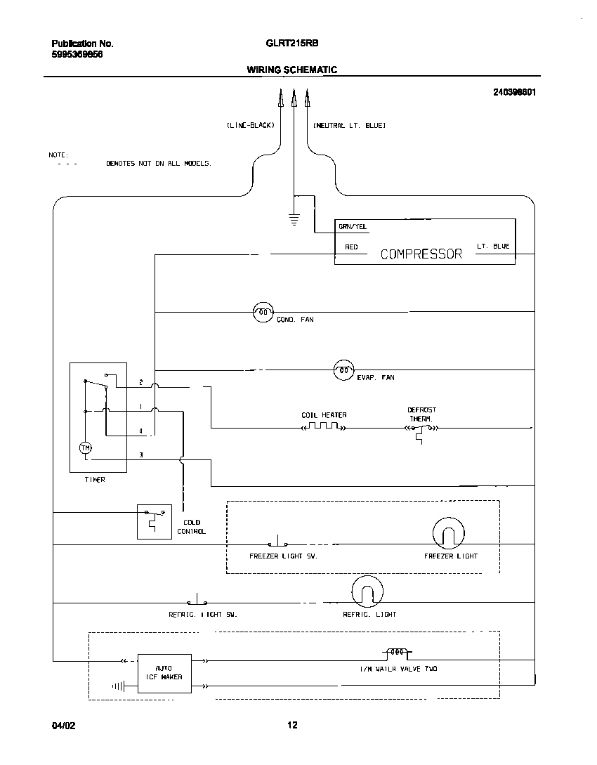 12 - WIRING SCHEMATIC