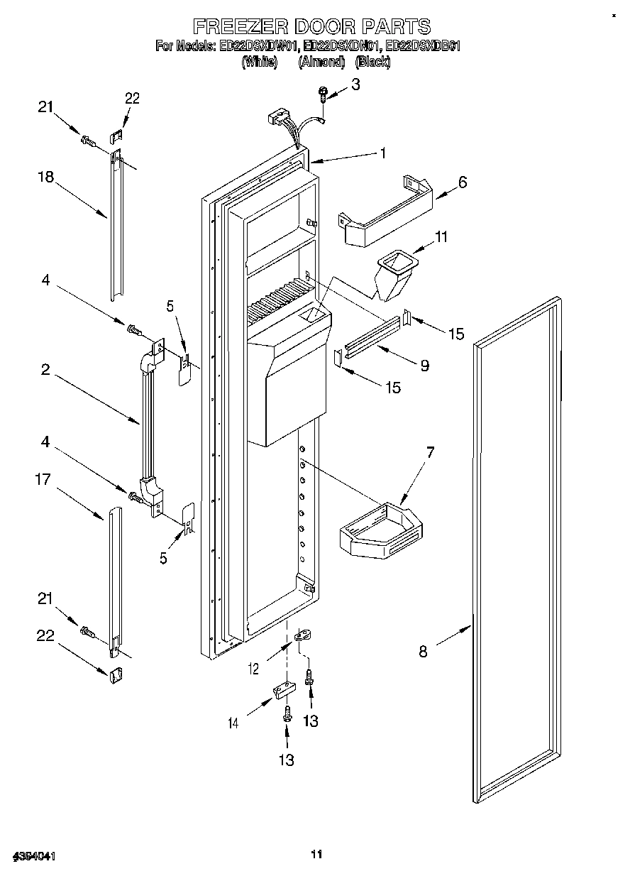 08 - FREEZER DOOR