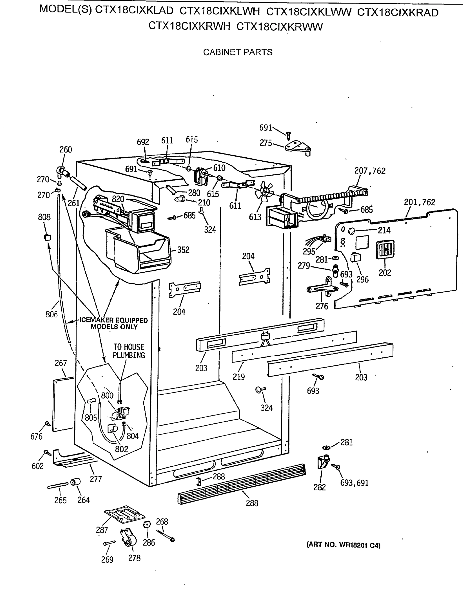 CABINET PARTS