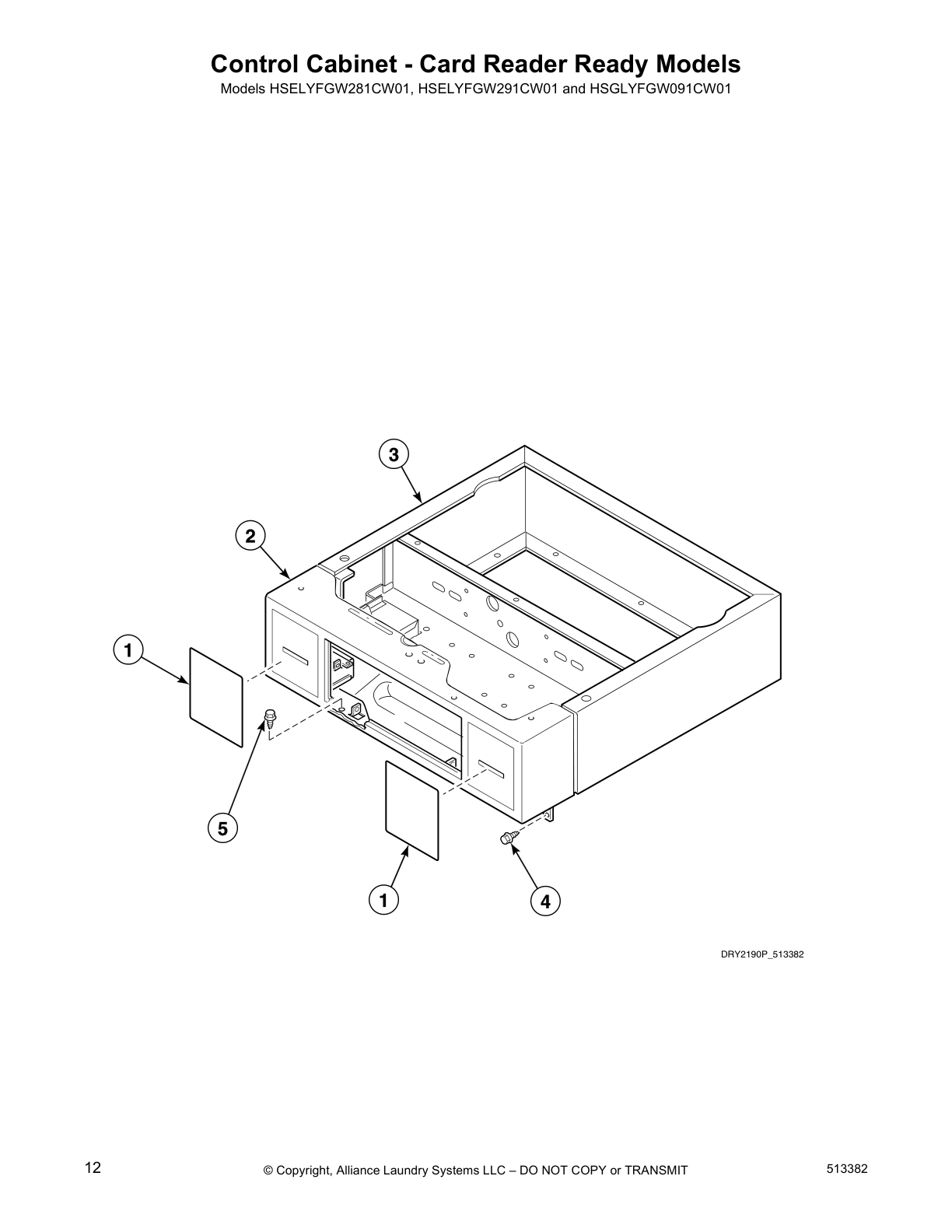 Control Cabinet - Card Reader Ready Models