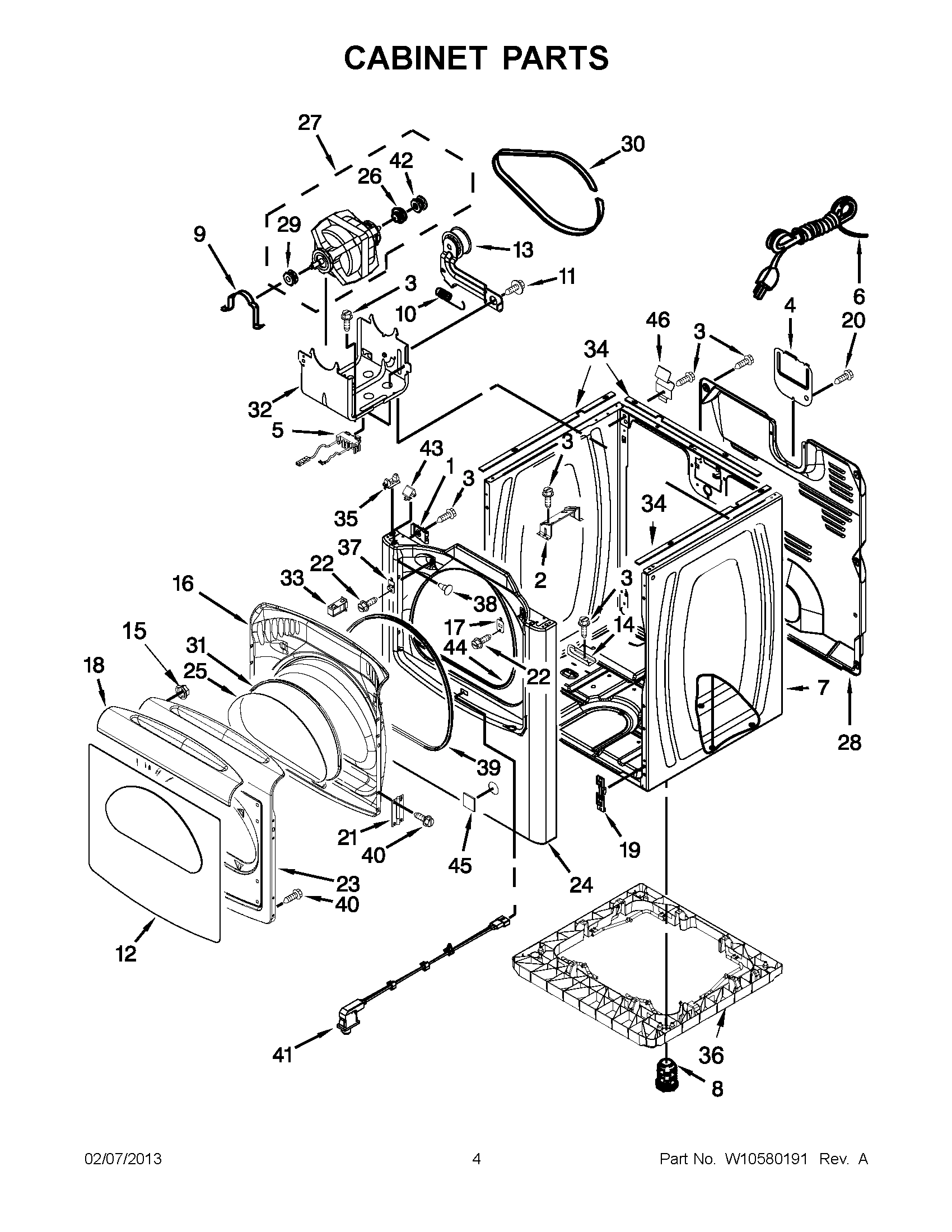 02 - CABINET PARTS
