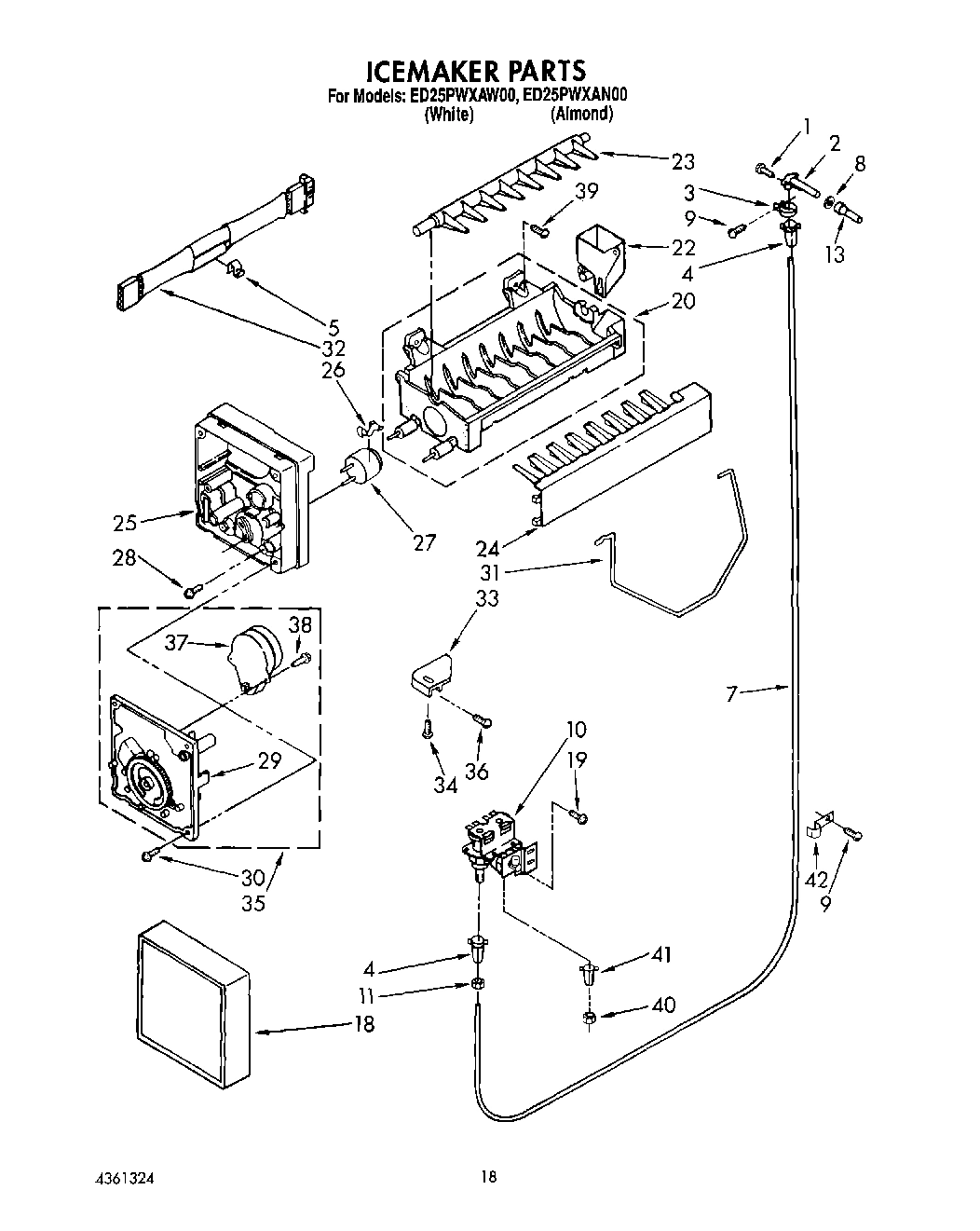 13 - ICEMAKER, LIT/OPTIONAL