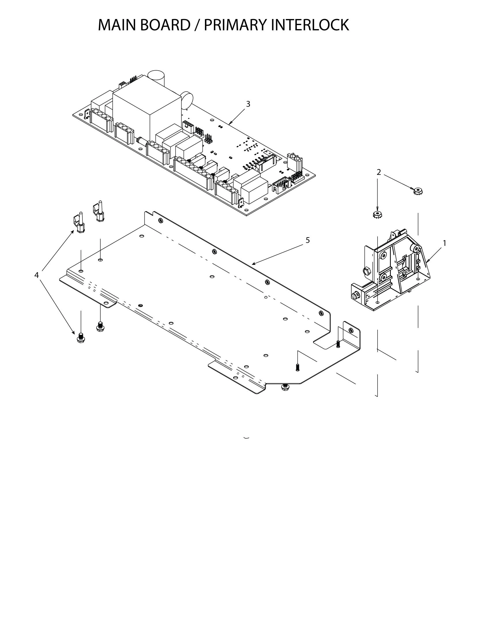 MAIN BOARD / PRIMARY INTERLOCK