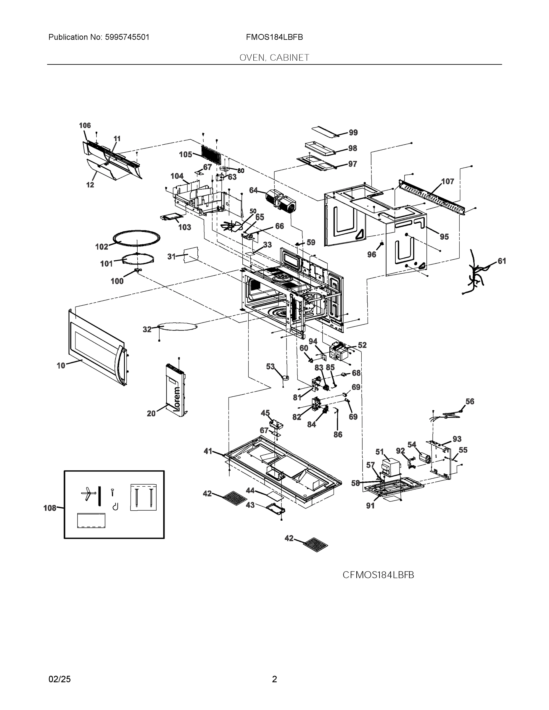 02 - OVEN, CABINET