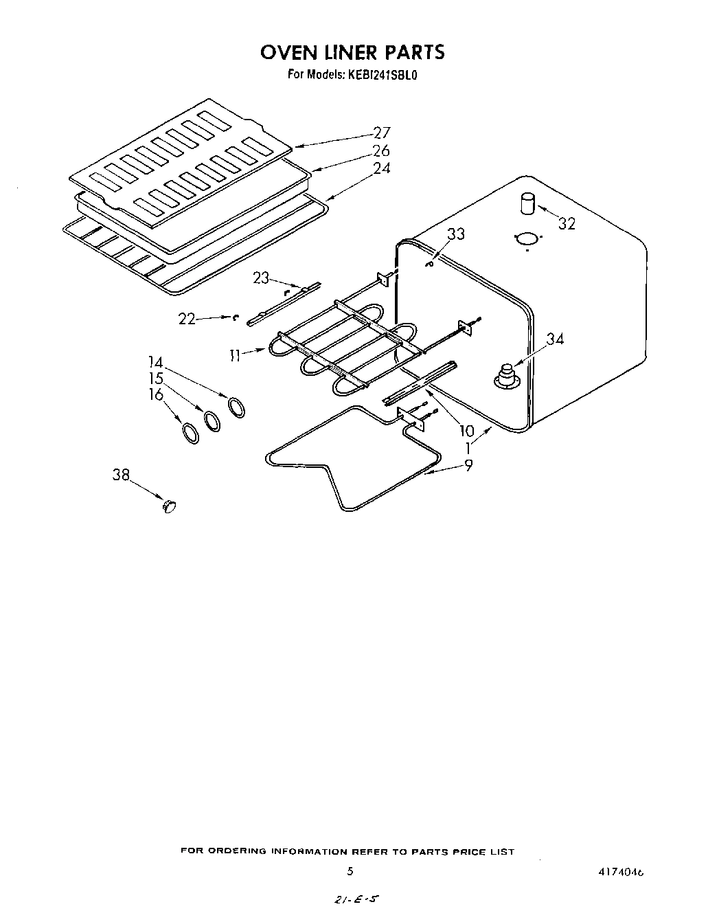 05 - OVEN LINER