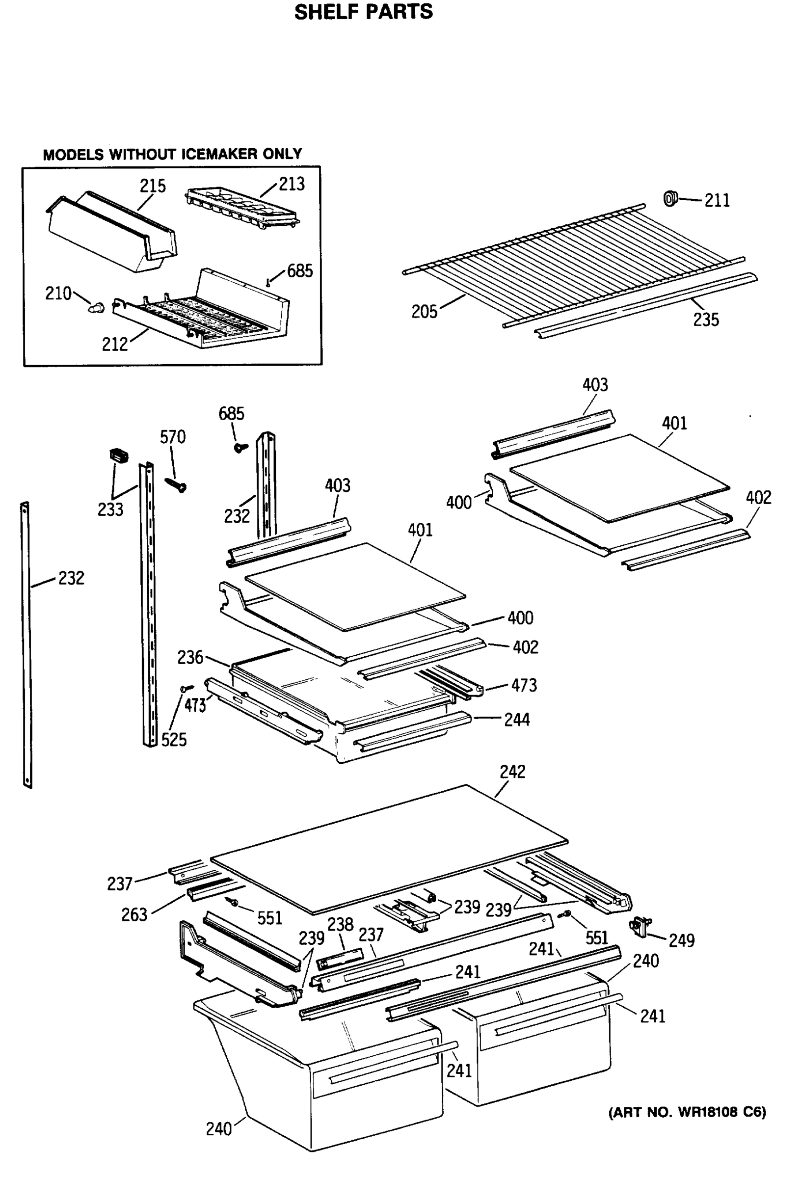 SHELF PARTS