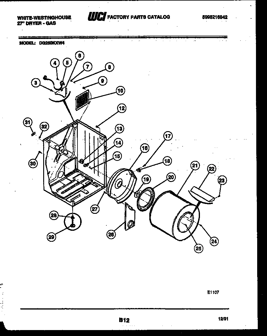 02 - CABINET AND COMPONENT PARTS