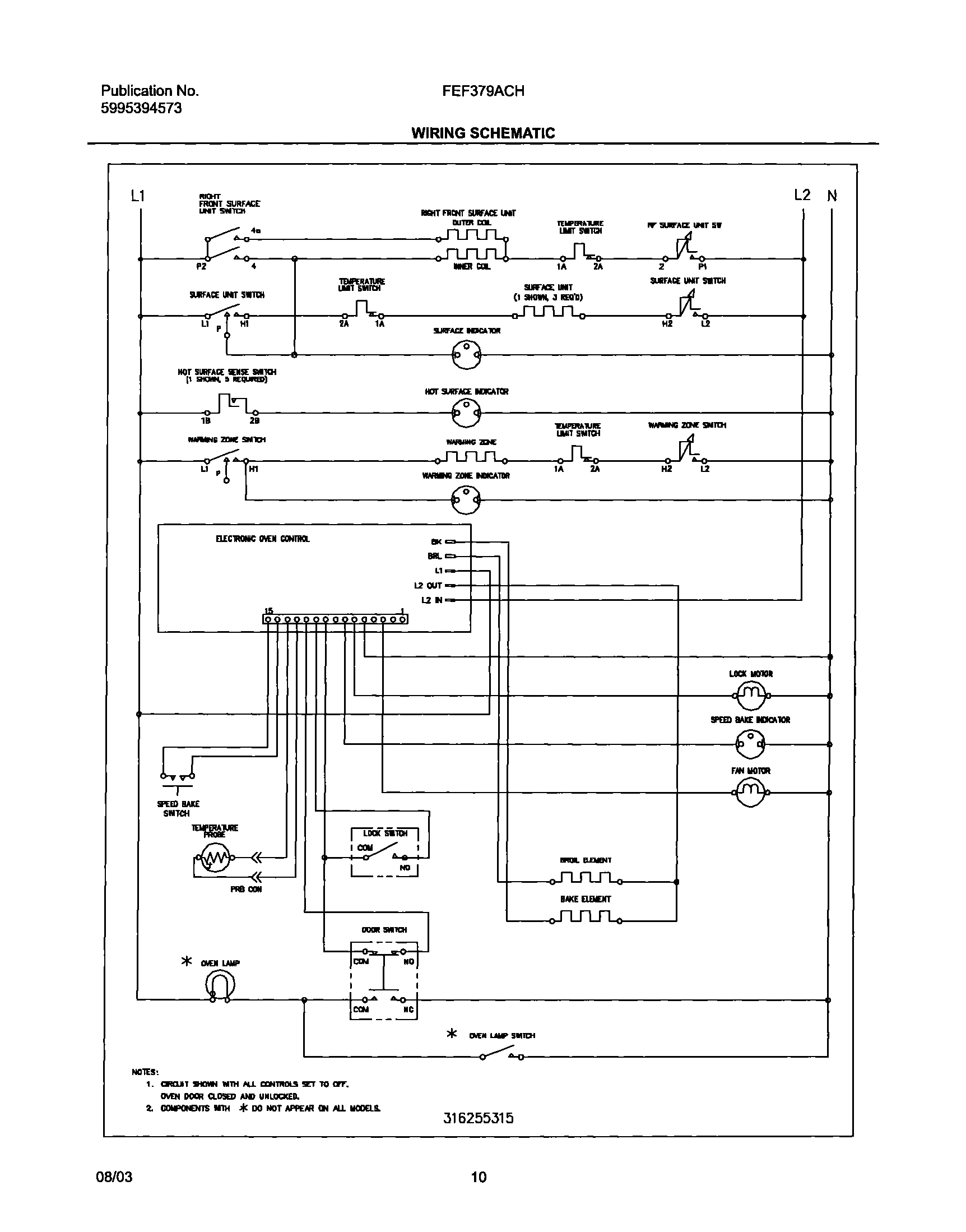 10 - WIRING SCHEMATIC